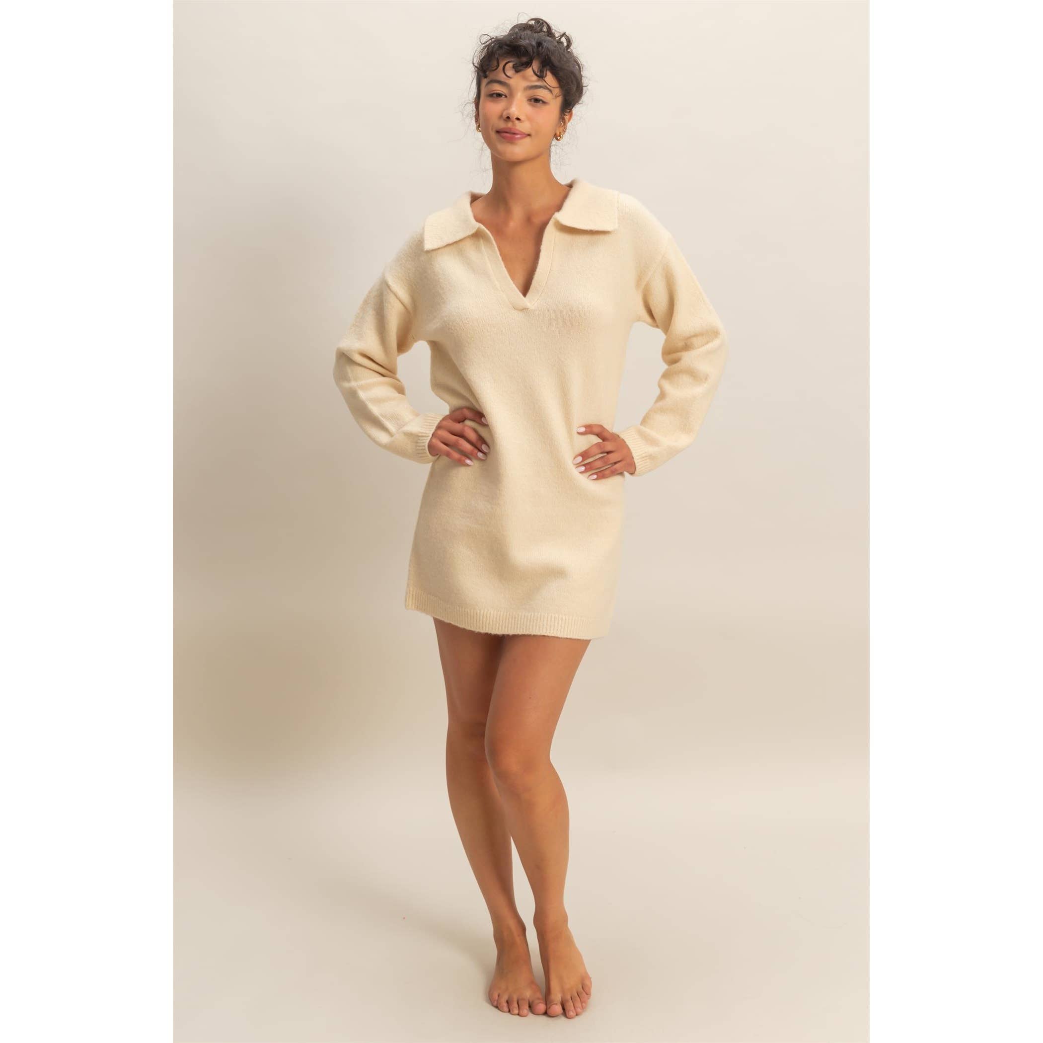 Sophisticated Sweater Dress: Alpaca