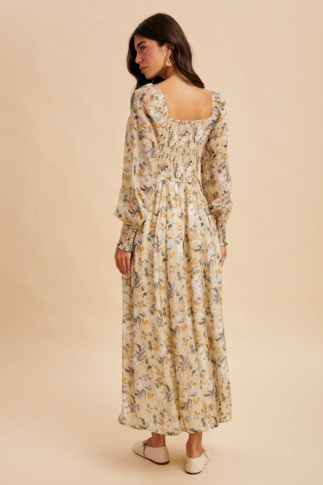 Tencel Maxi Dress: Vintage Cream