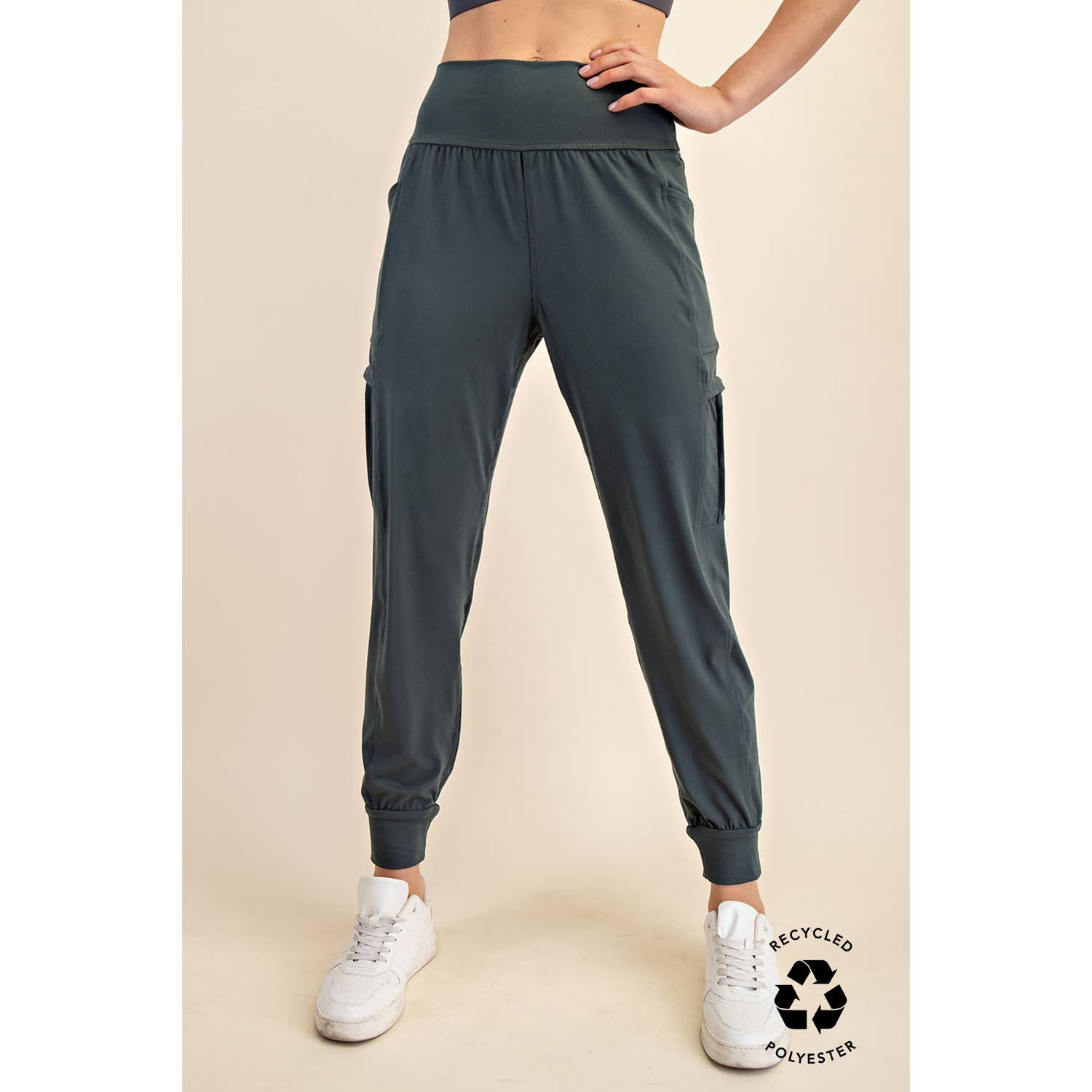 Butter Jogger W/Side Pockets: Charcoal