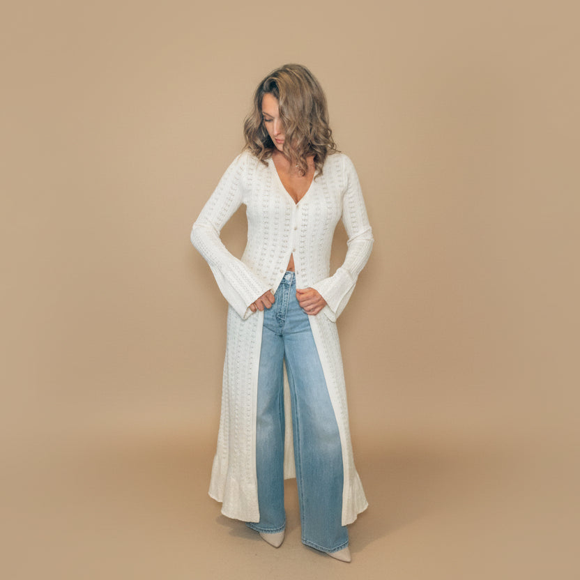 Pointelle Duster