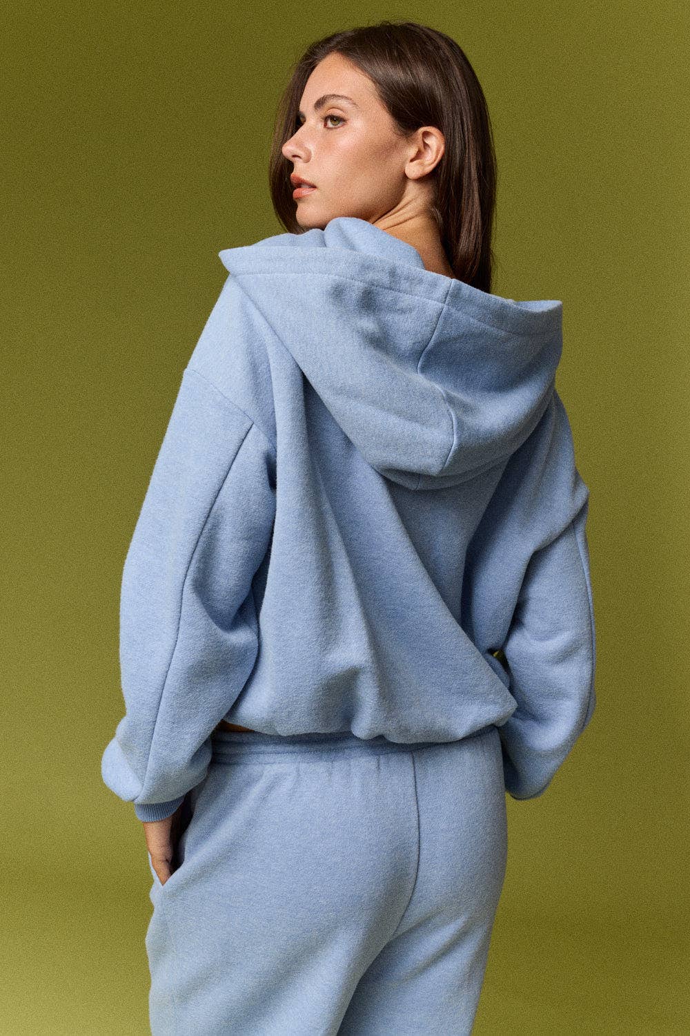Sadie Zip Up: Blue
