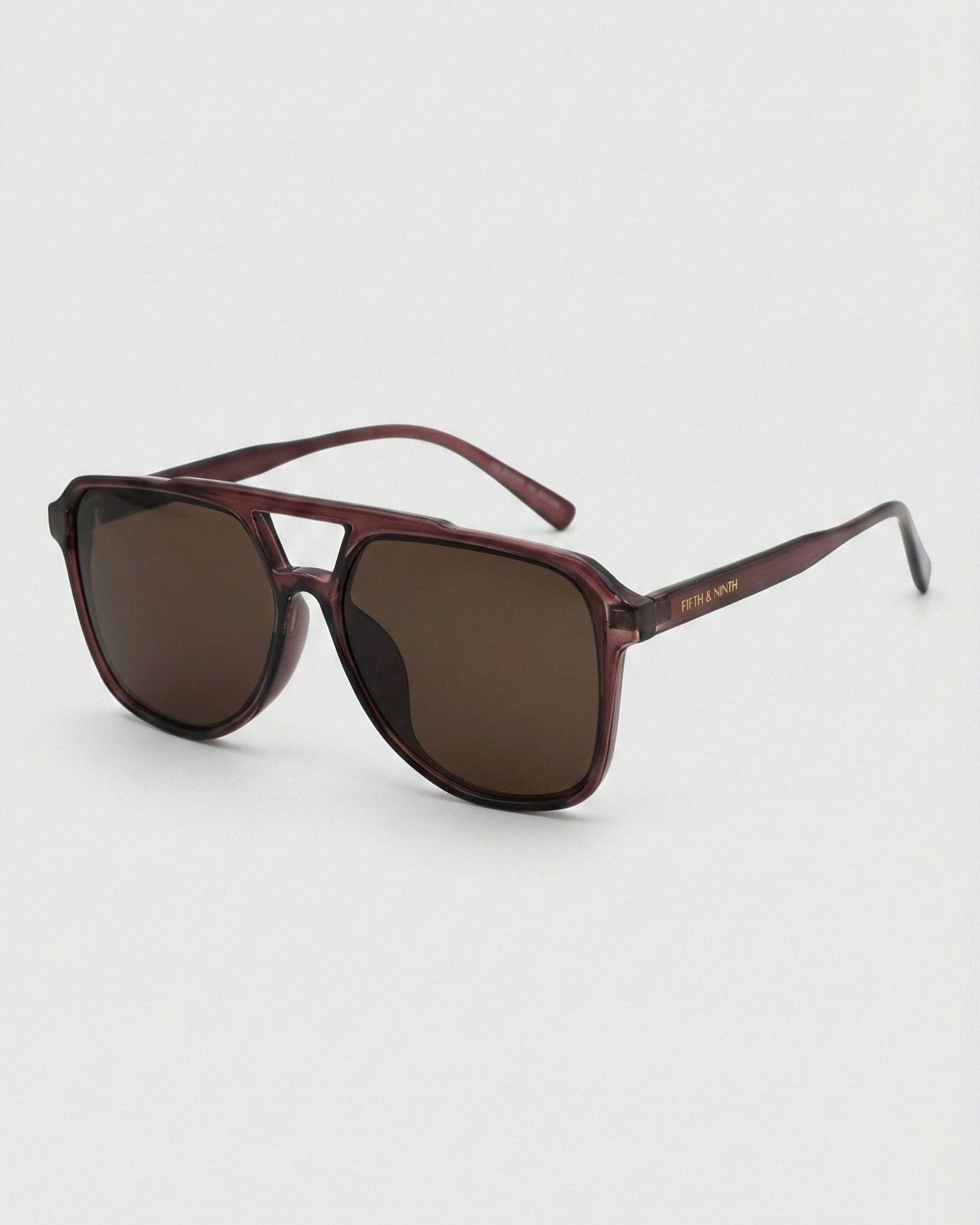 Lagos Sunglasses: Maroon