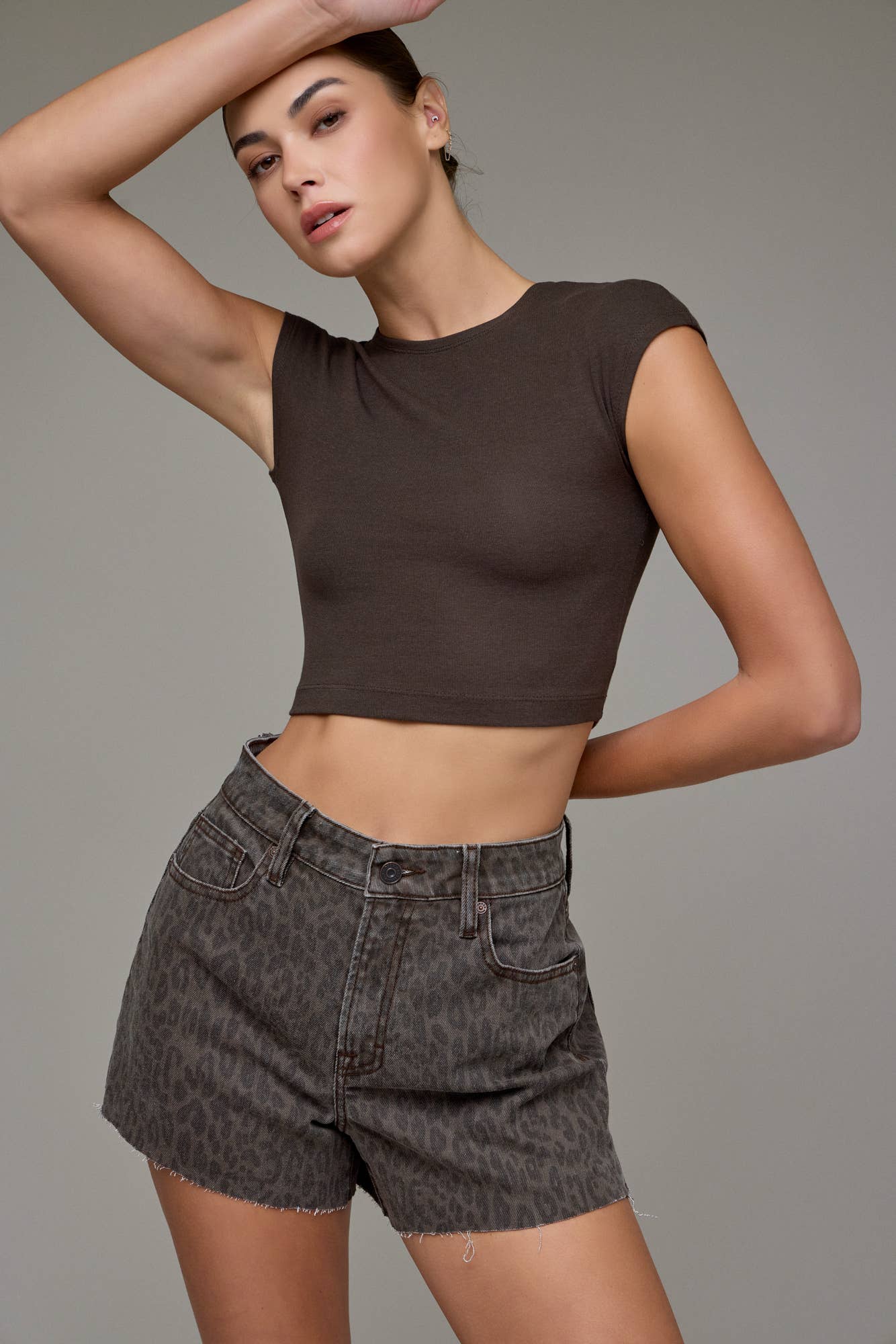 Cheetah High Rise Shorts: