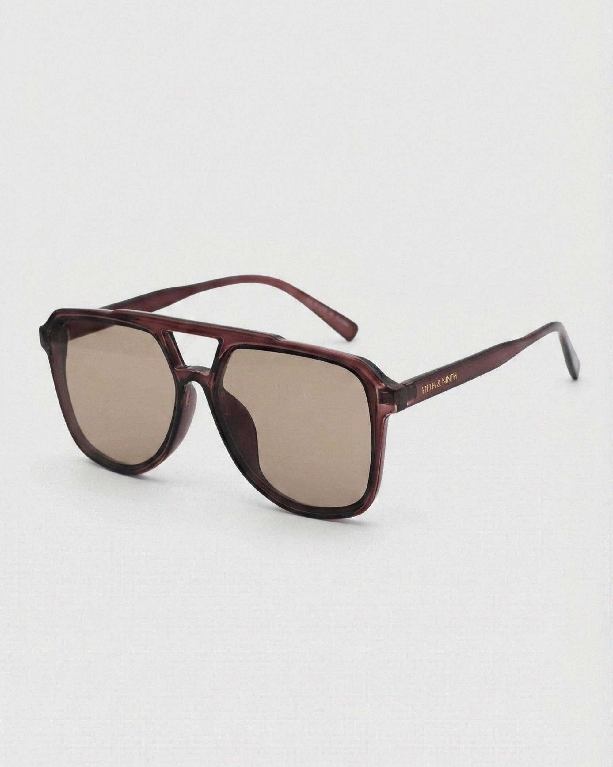 Lagos Sunglasses: Maroon