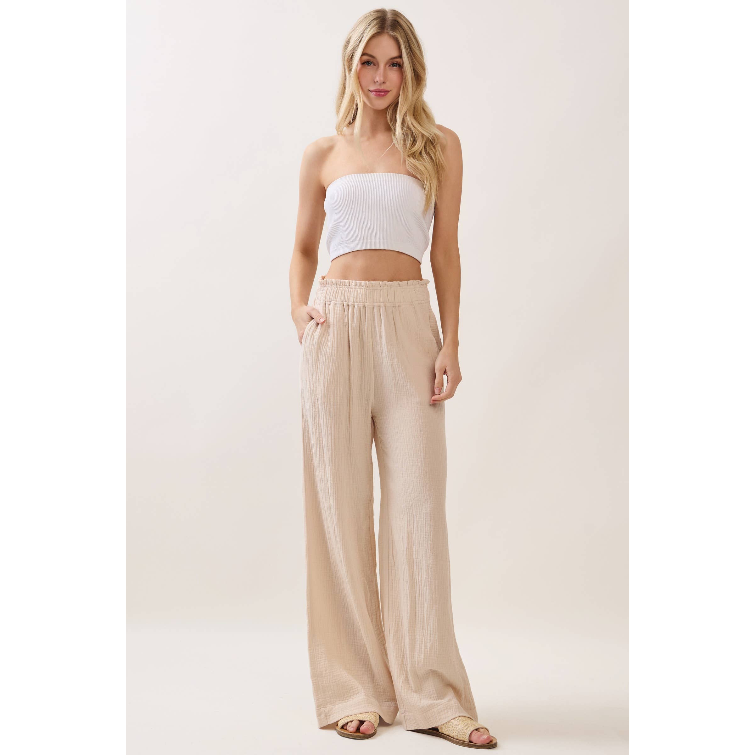 Double Gauze Pants:Eru