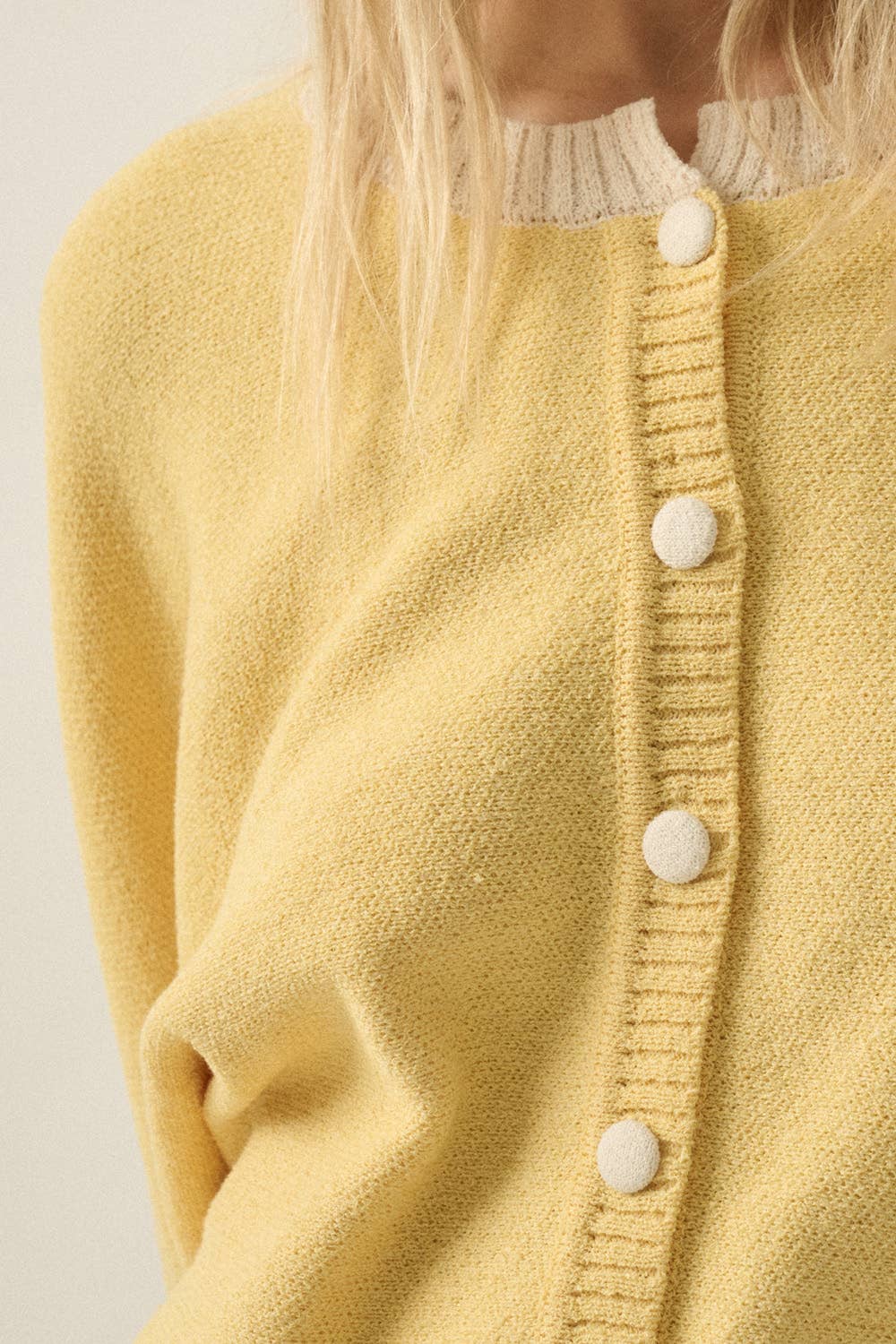 Butter Cream Dolman Cardigan: