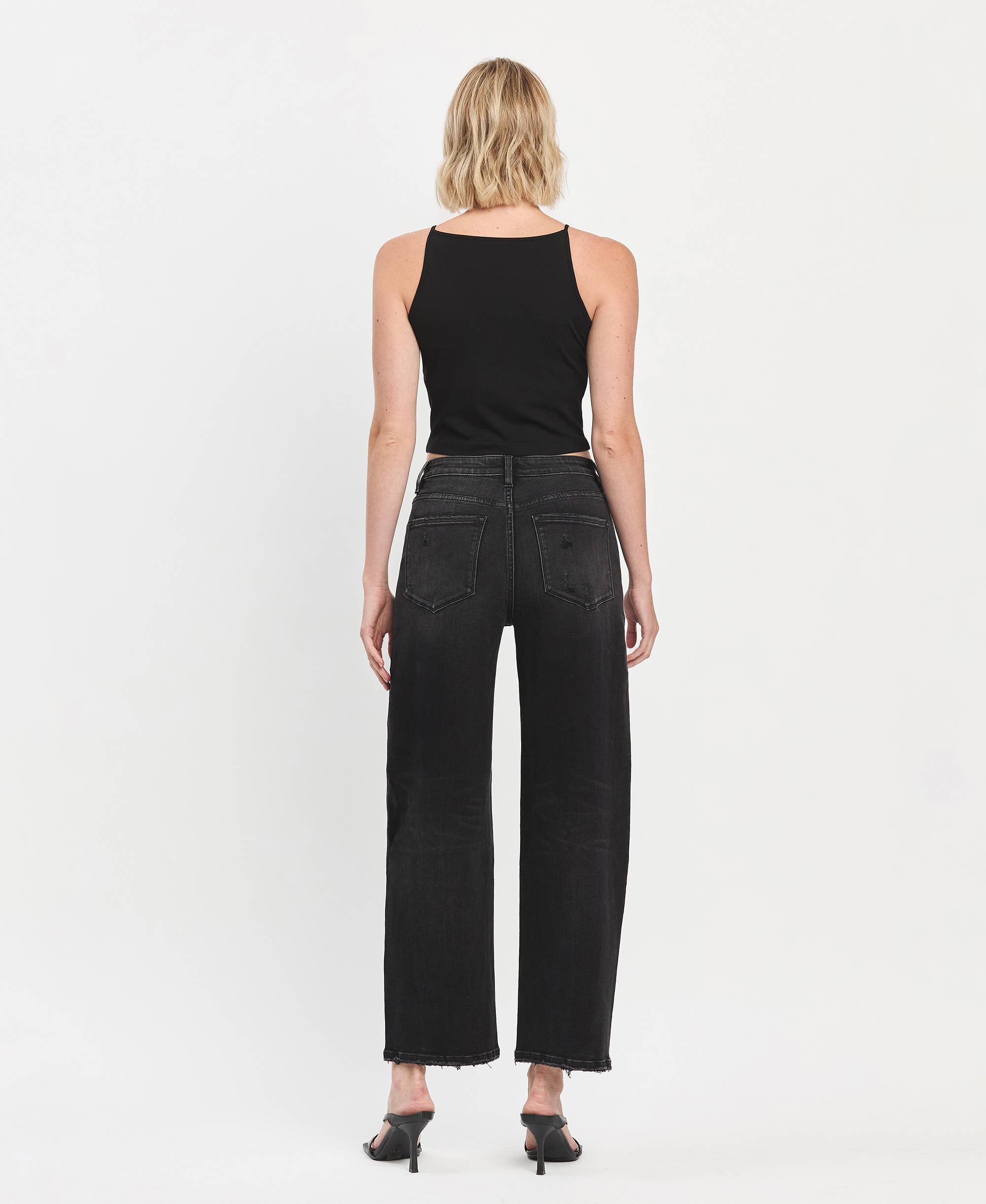 Panel Barrel Jeans