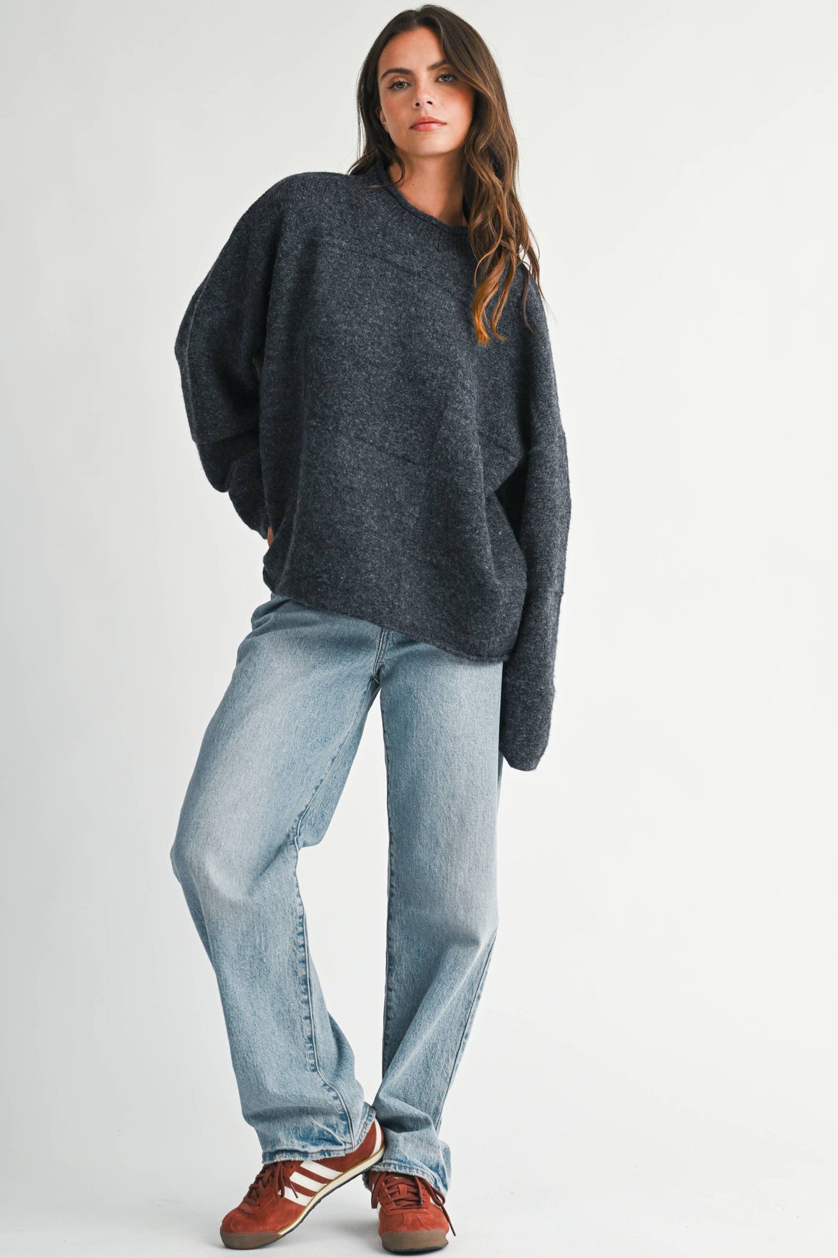 Ryleigh Sweater: Charcoal