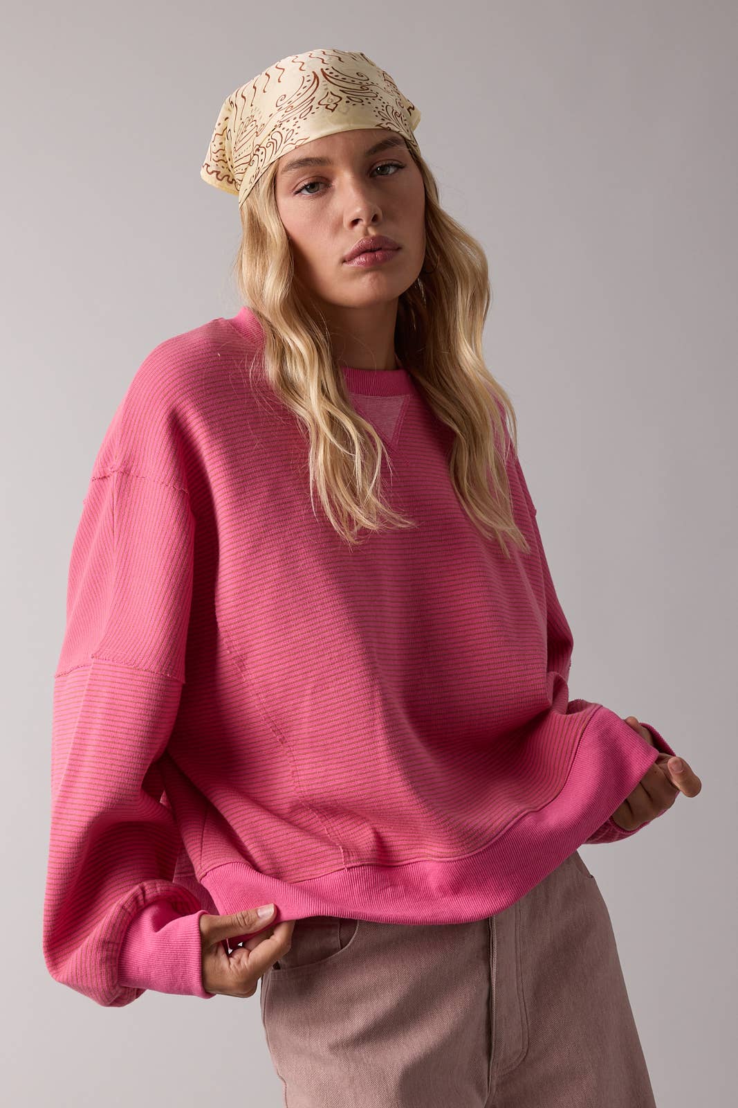 Raspberry Pullover:Mocha Punch