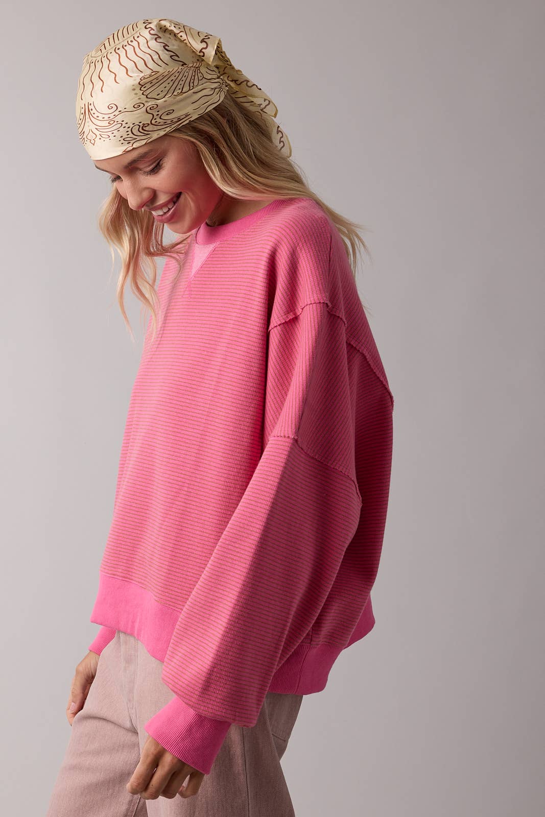 Raspberry Pullover:Mocha Punch