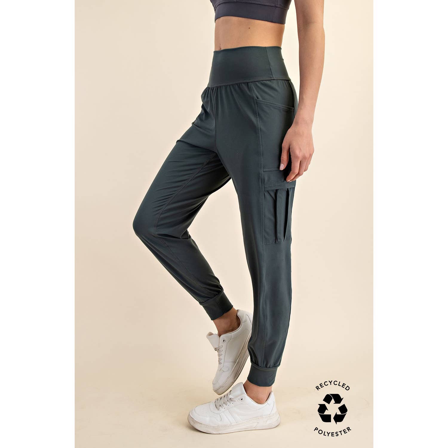 Butter Jogger W/Side Pockets: Charcoal