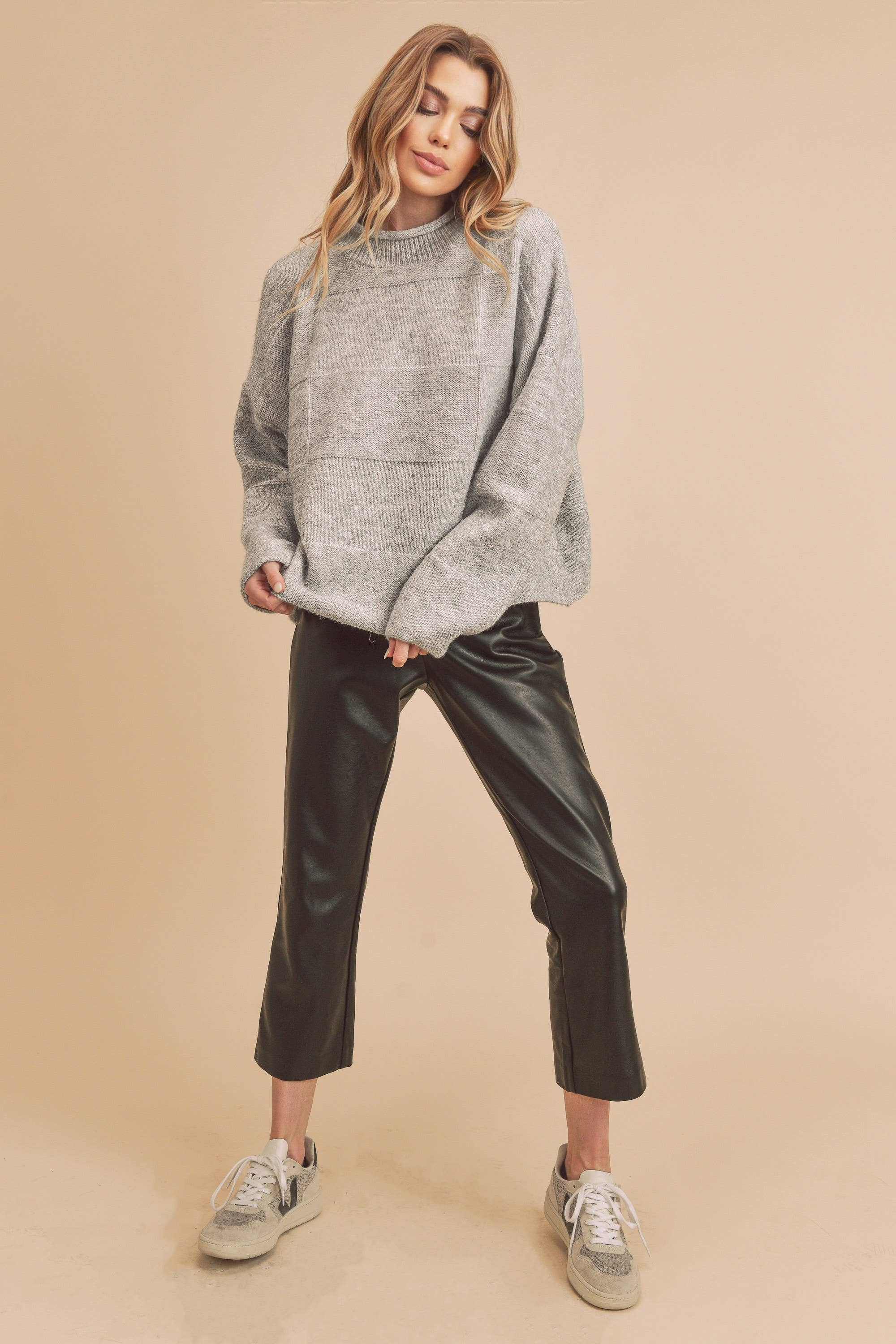Ryleigh Sweater: Heather Grey