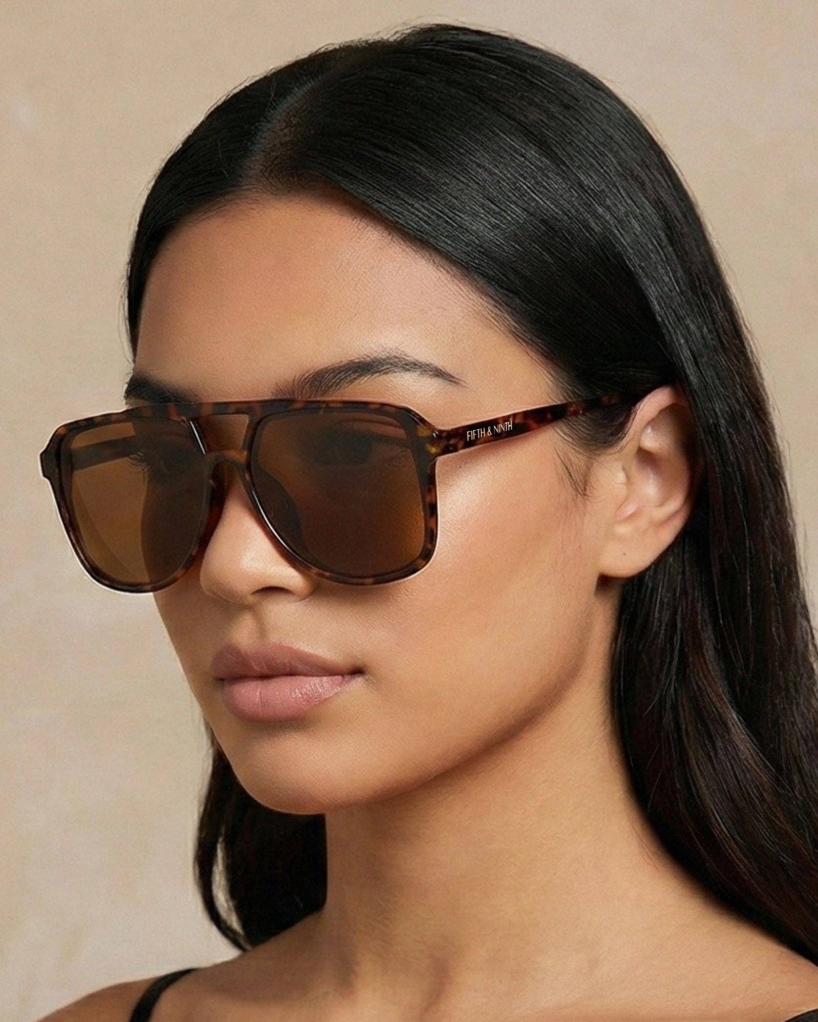 Lagos Sunglasses: Maroon
