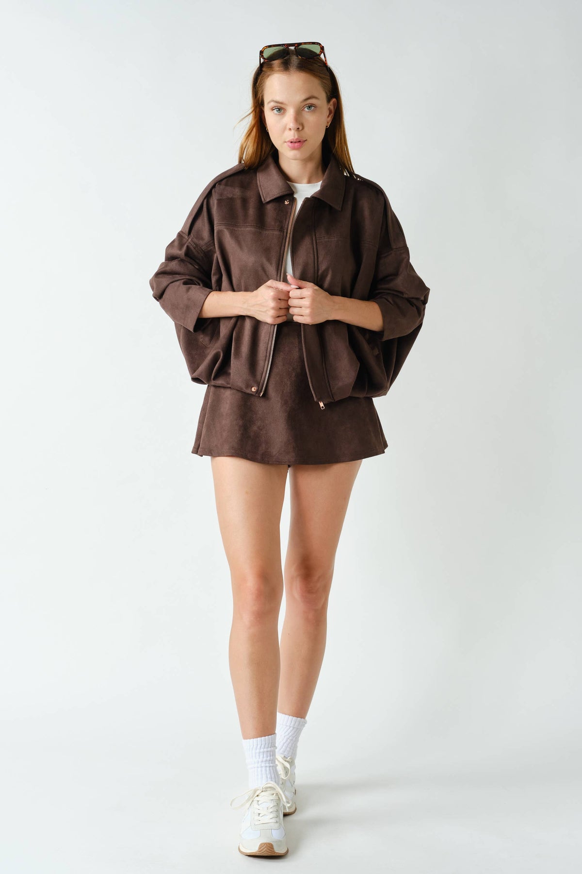 Mojave Suede Jacket: Coffee Bean