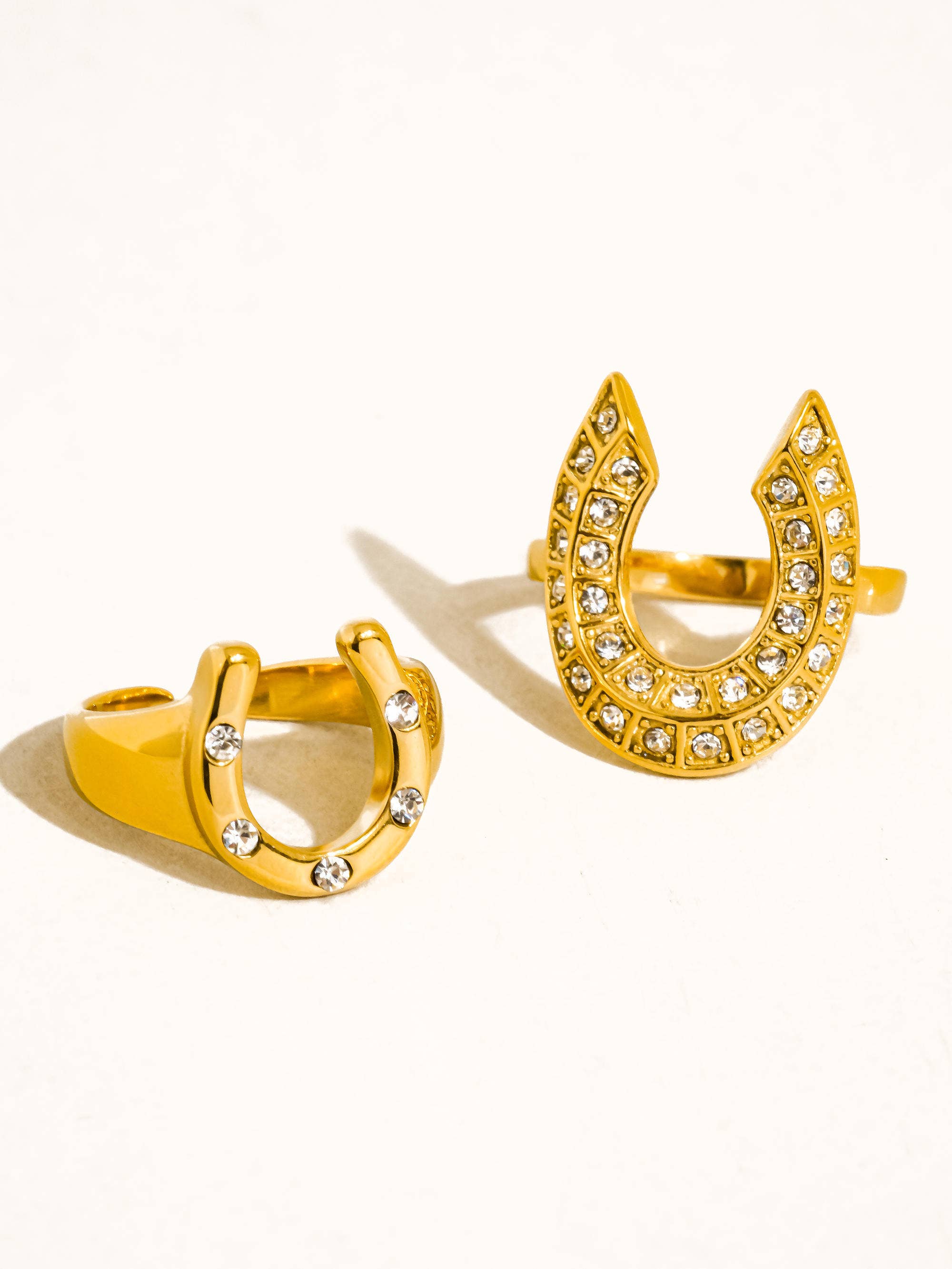 CZ Horseshoe Ring