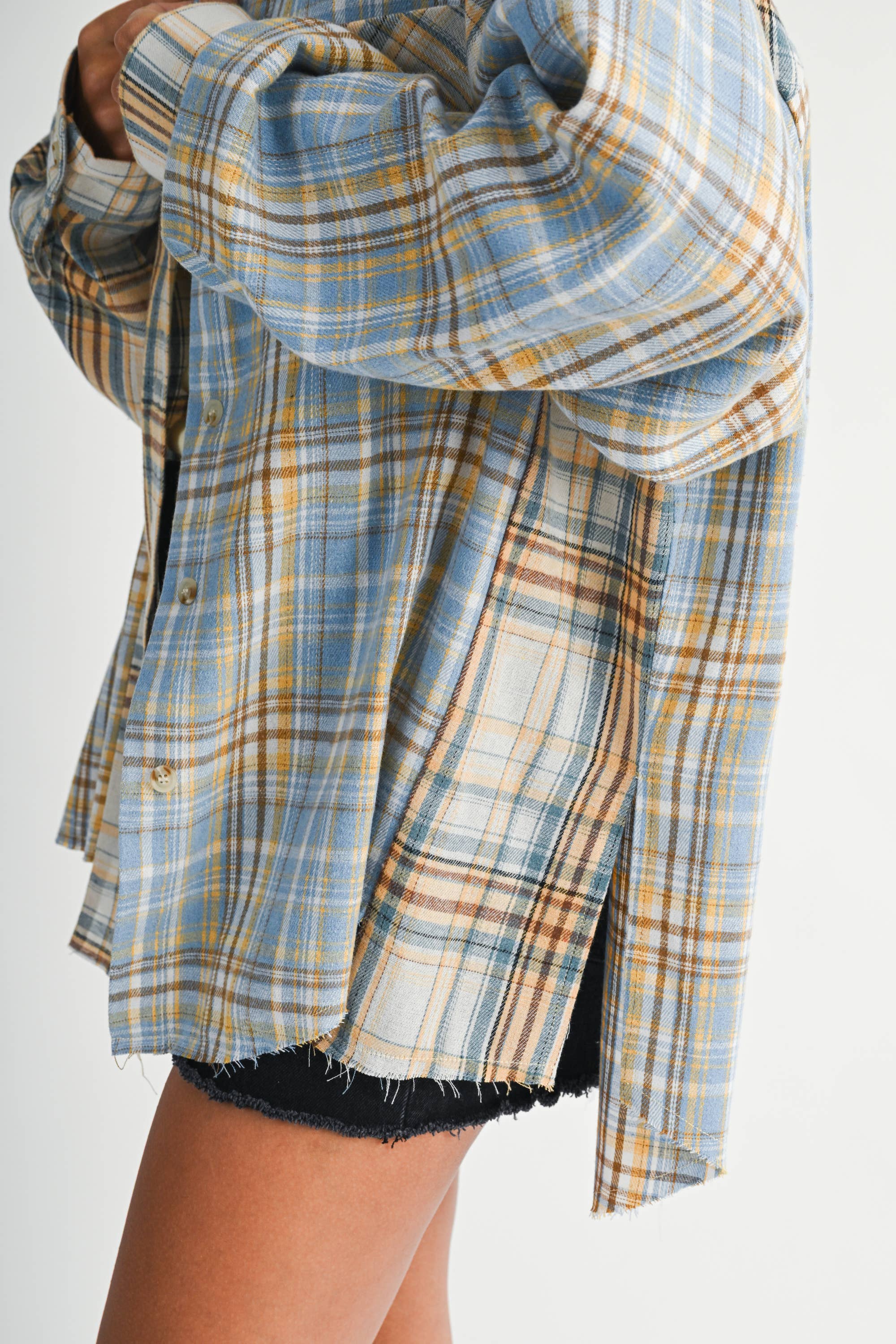 Kambrie Plaid Flannel: Tan