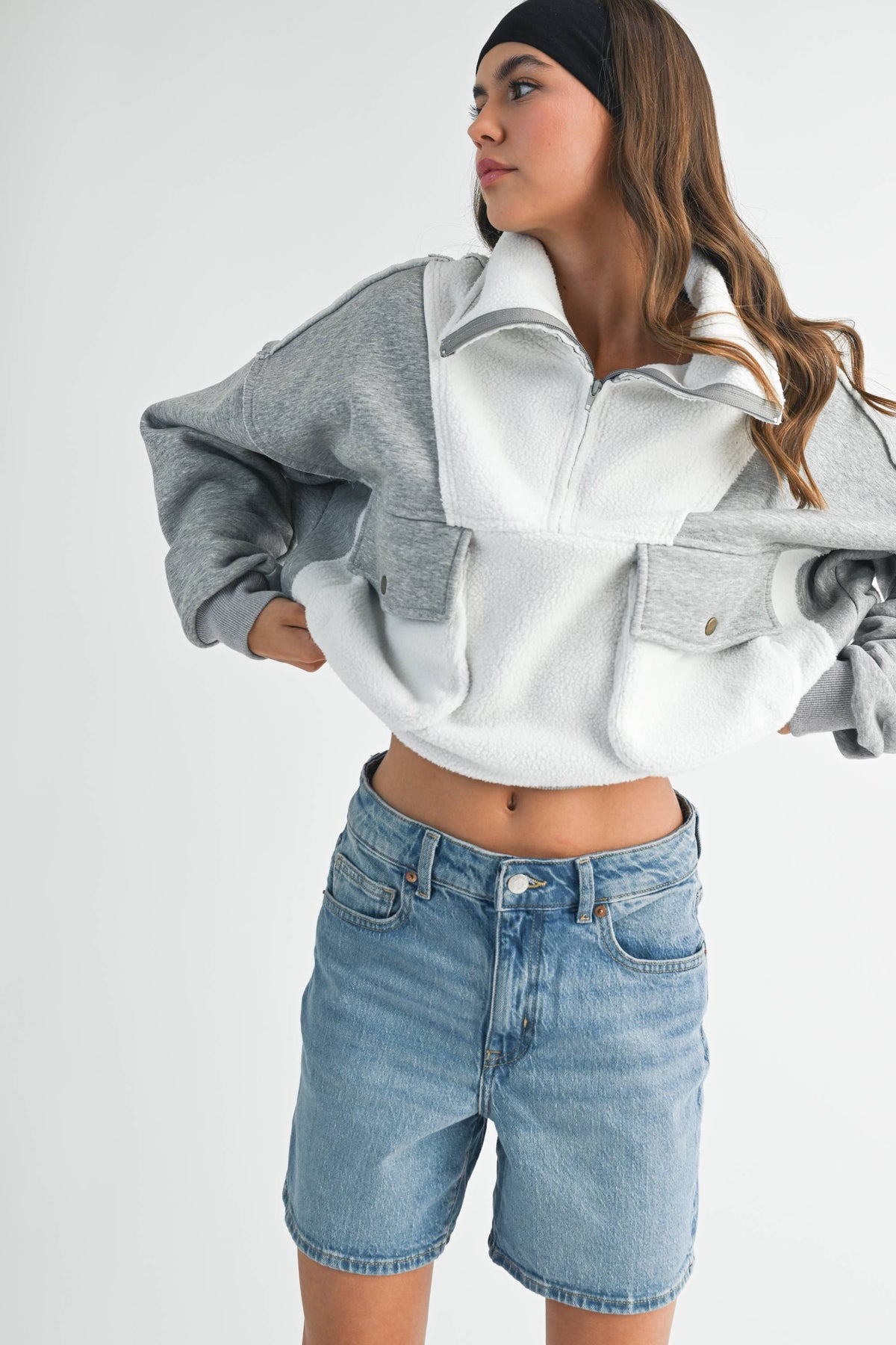 Carter Pullover: Heather Grey