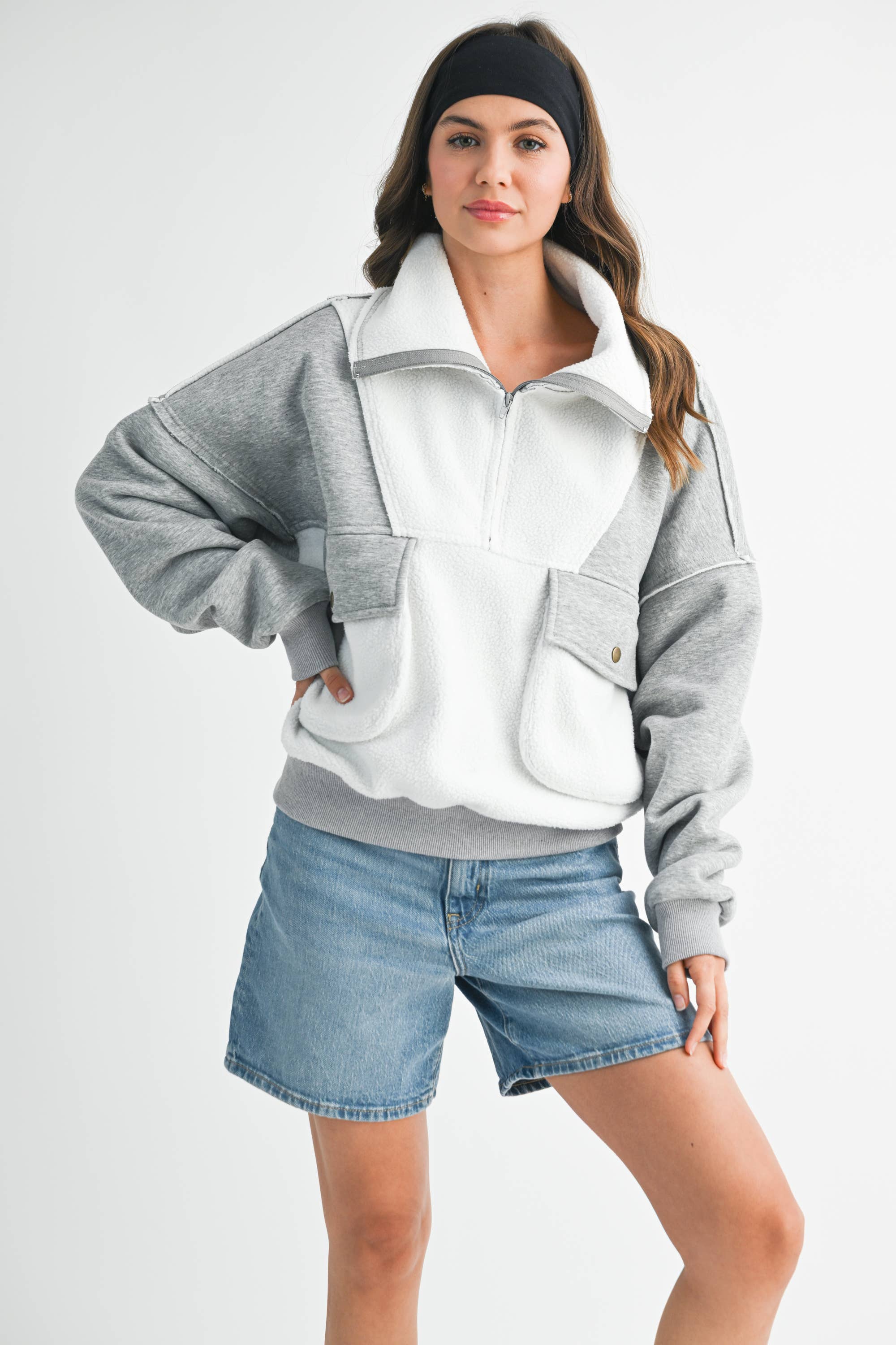 Carter Pullover: Heather Gray