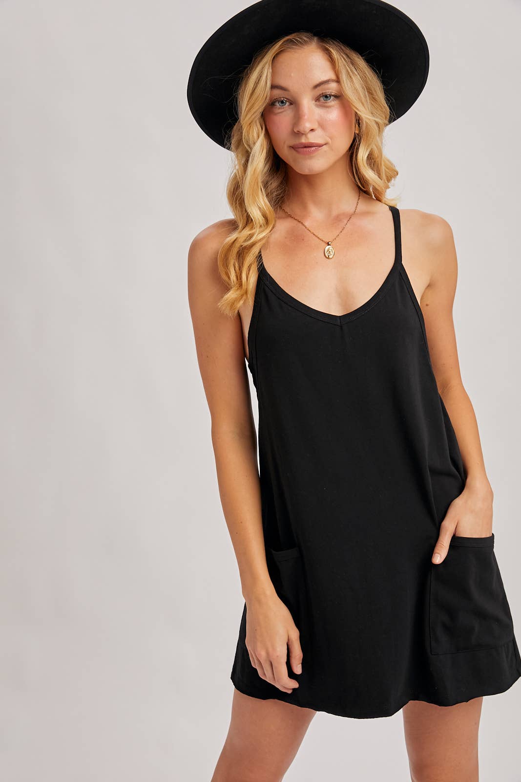 Athleisure Mini Dress Blk