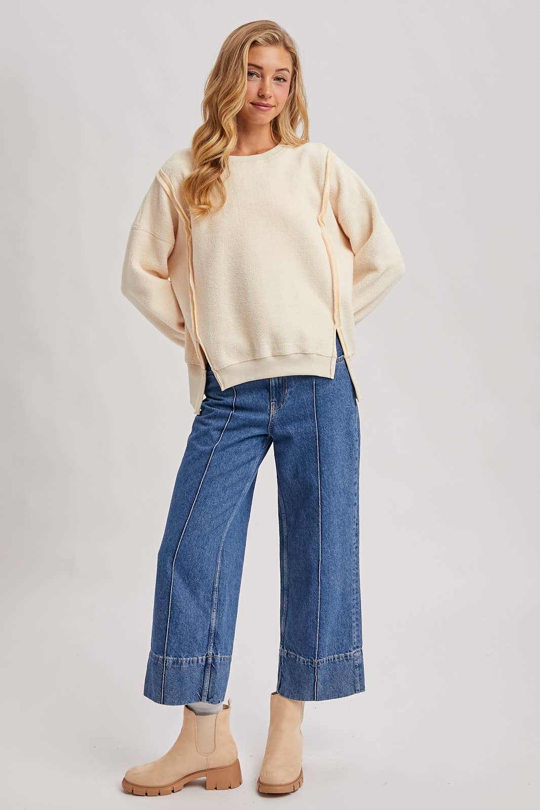 Teddy Pullover: Vanilla