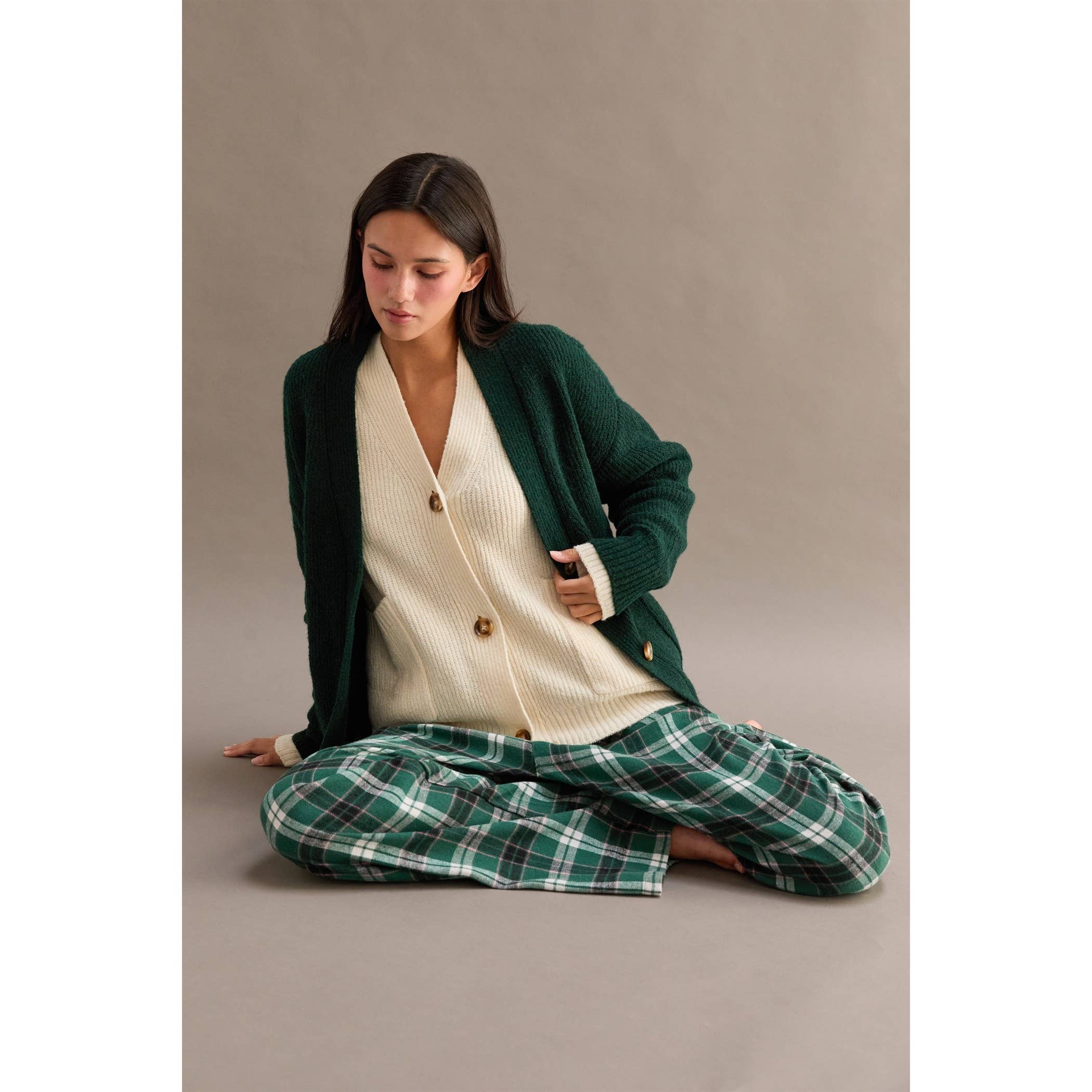 Flannel Lounge Pants: Navy