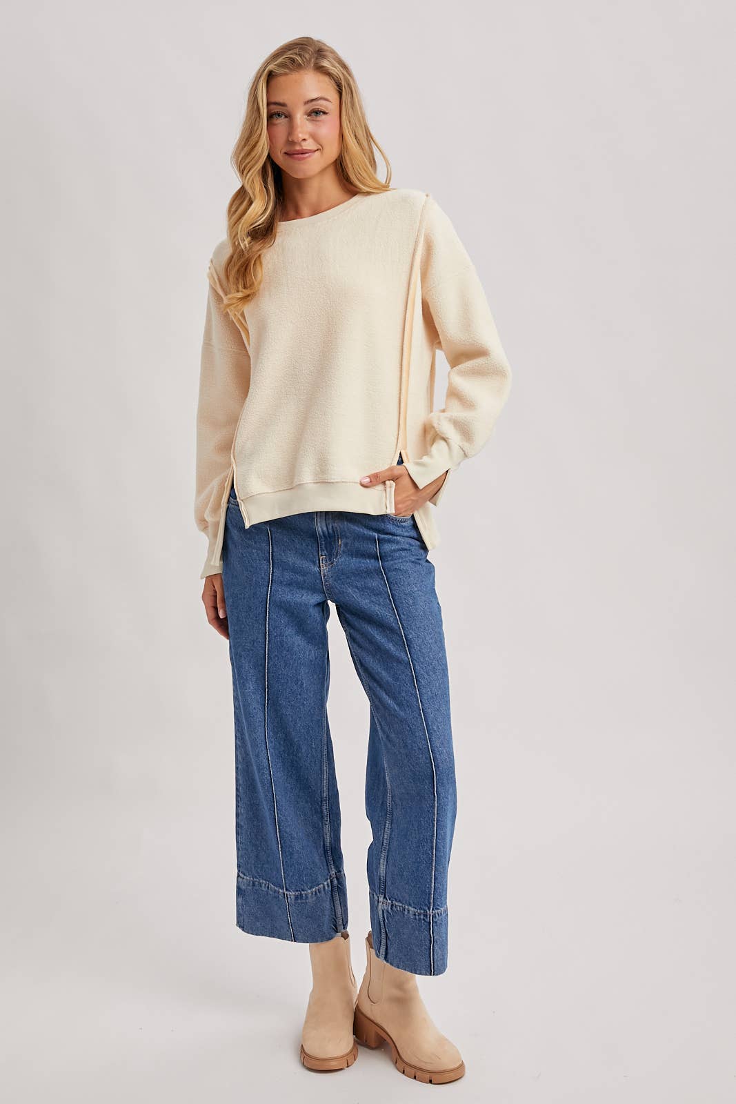 Teddy Pullover: Vanilla