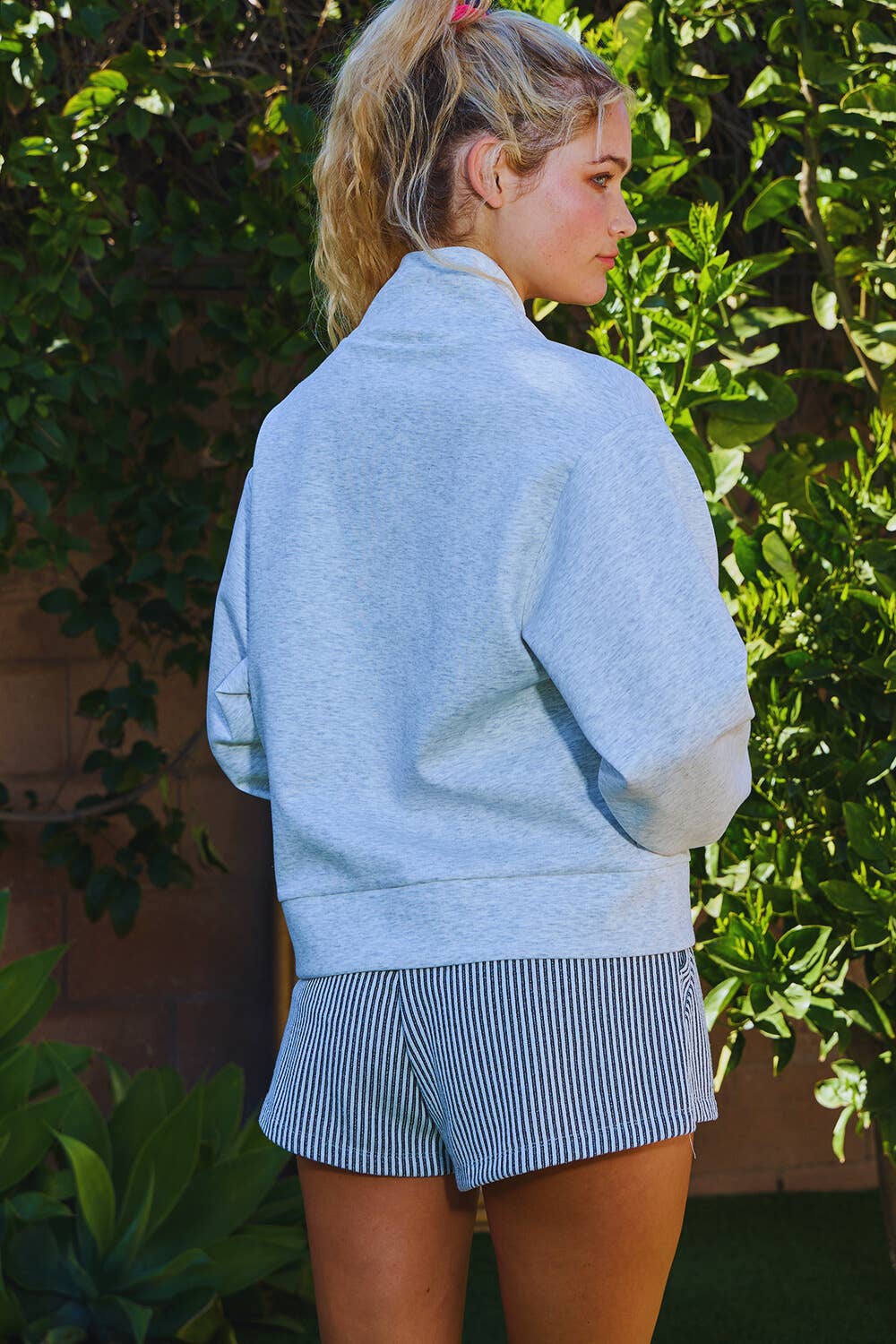 Soft Scuba Jacket: Ash Grey