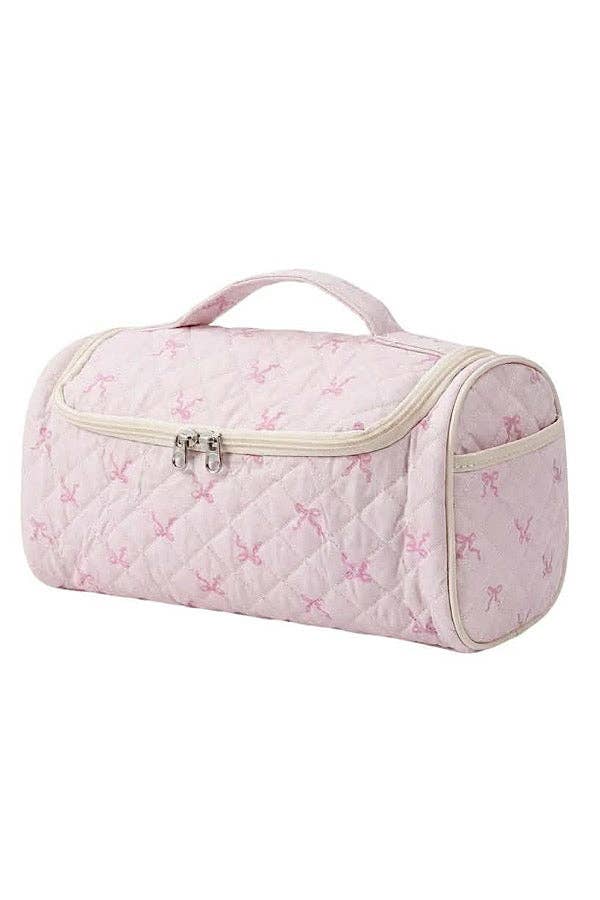 Emerson Pink Bow Cosmetic Case