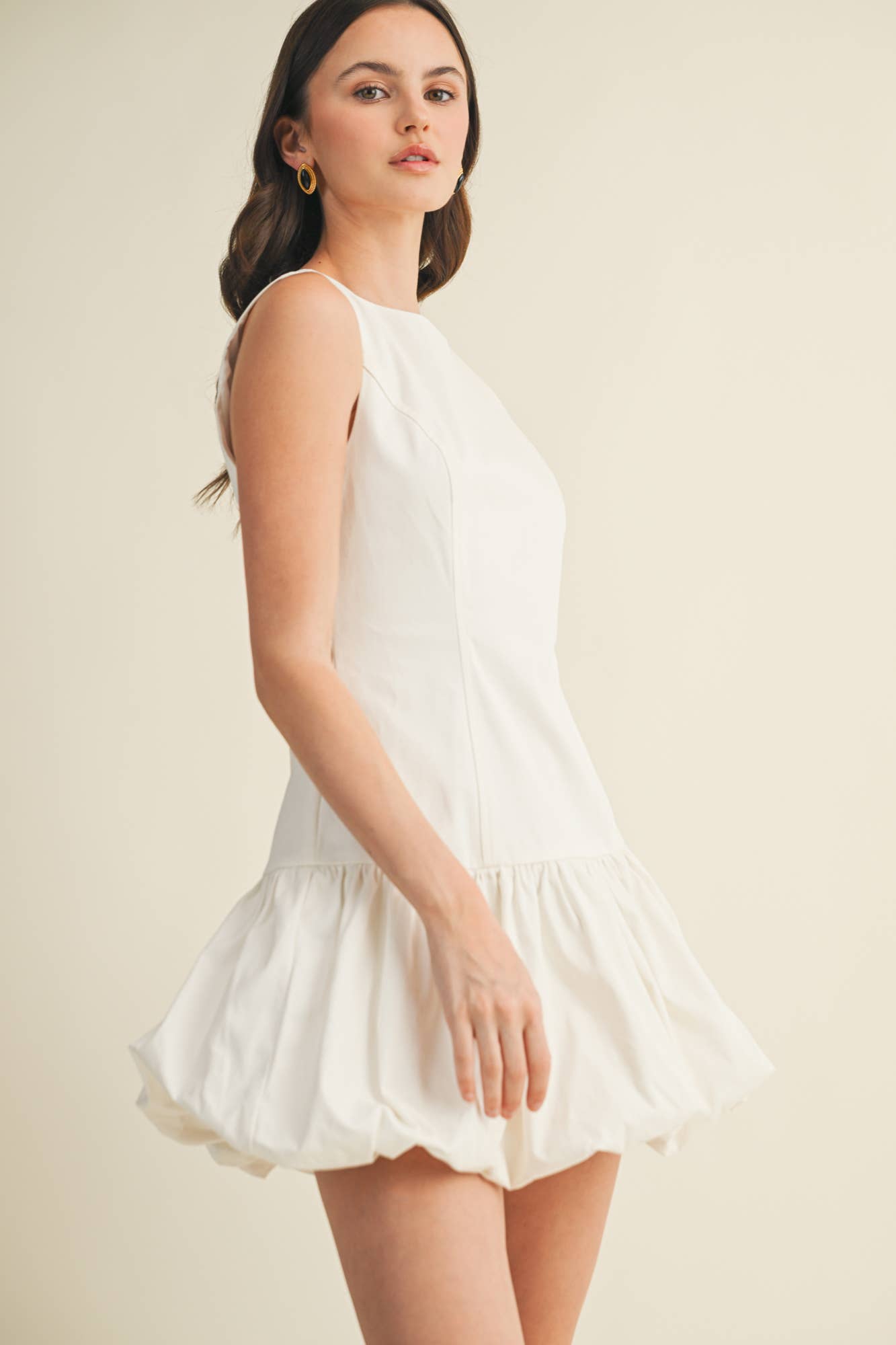 Structured Bodice Bubble Dress