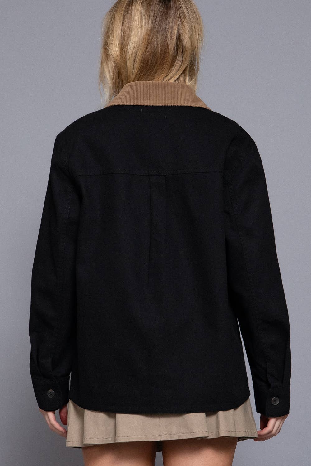 Corduroy Twill Jacket:Khaki