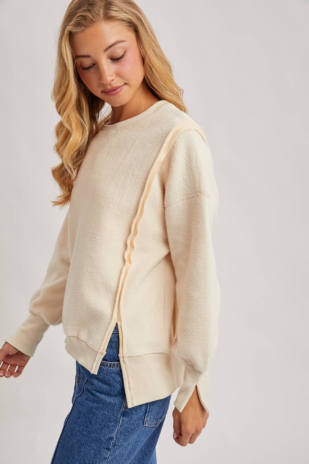 Teddy Pullover: Vanilla