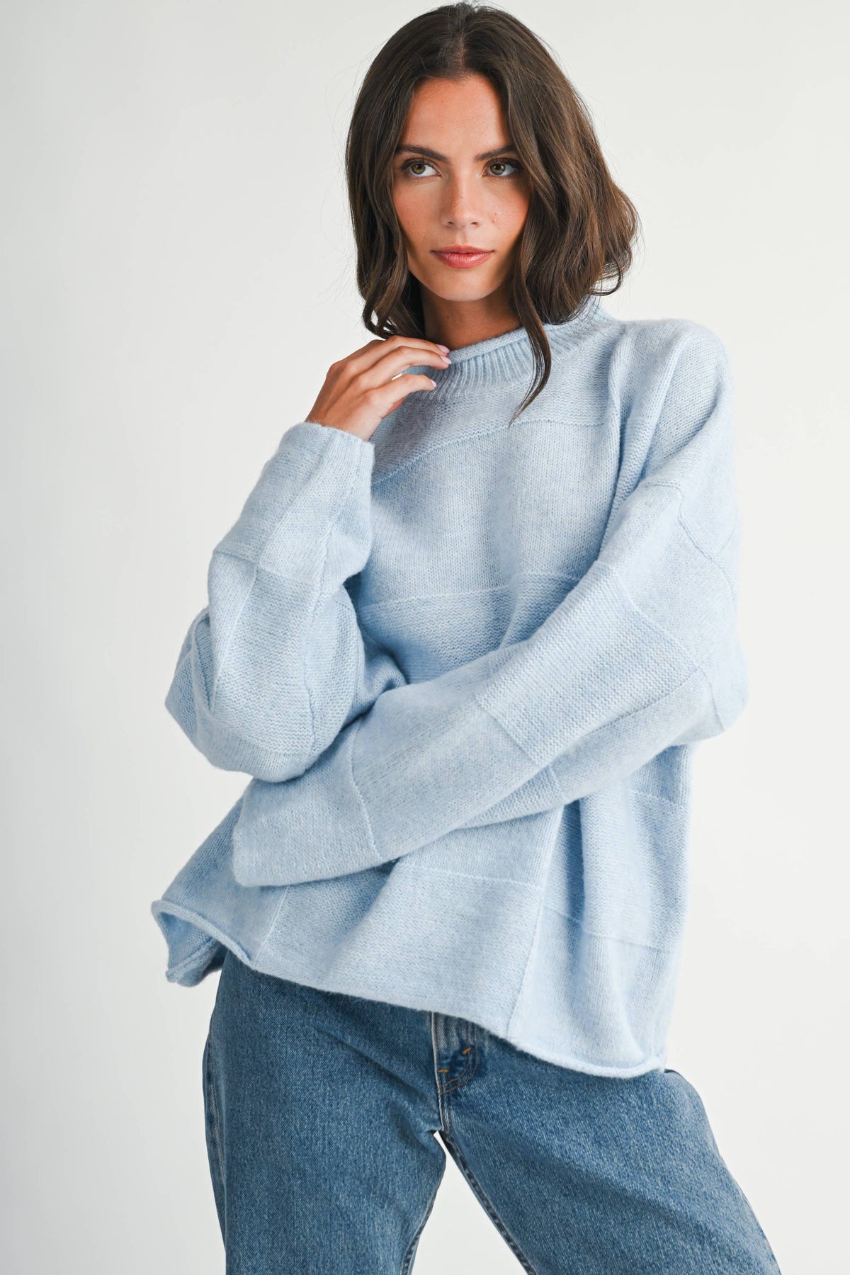 Ryleigh Sweater: Sky
