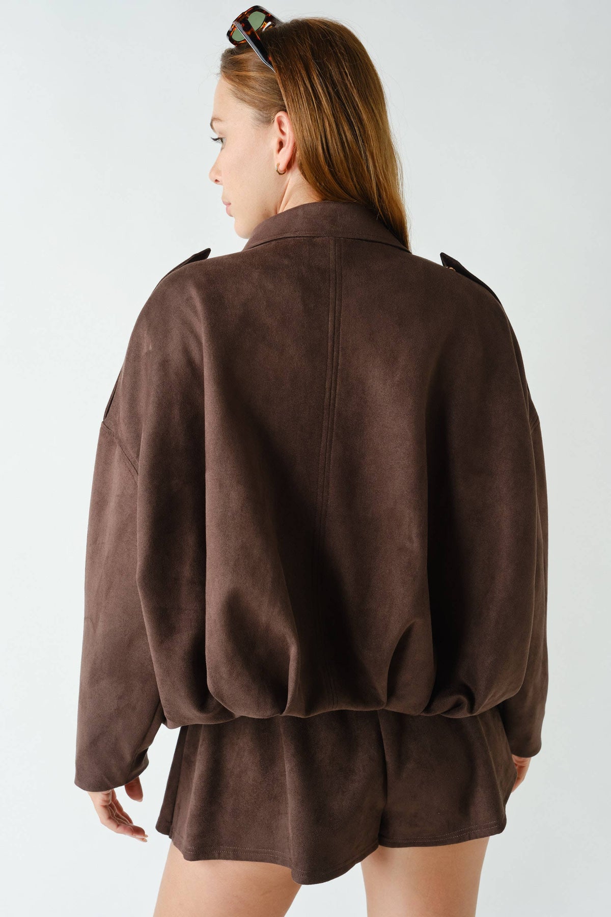 Mojave Suede Jacket: Coffee Bean