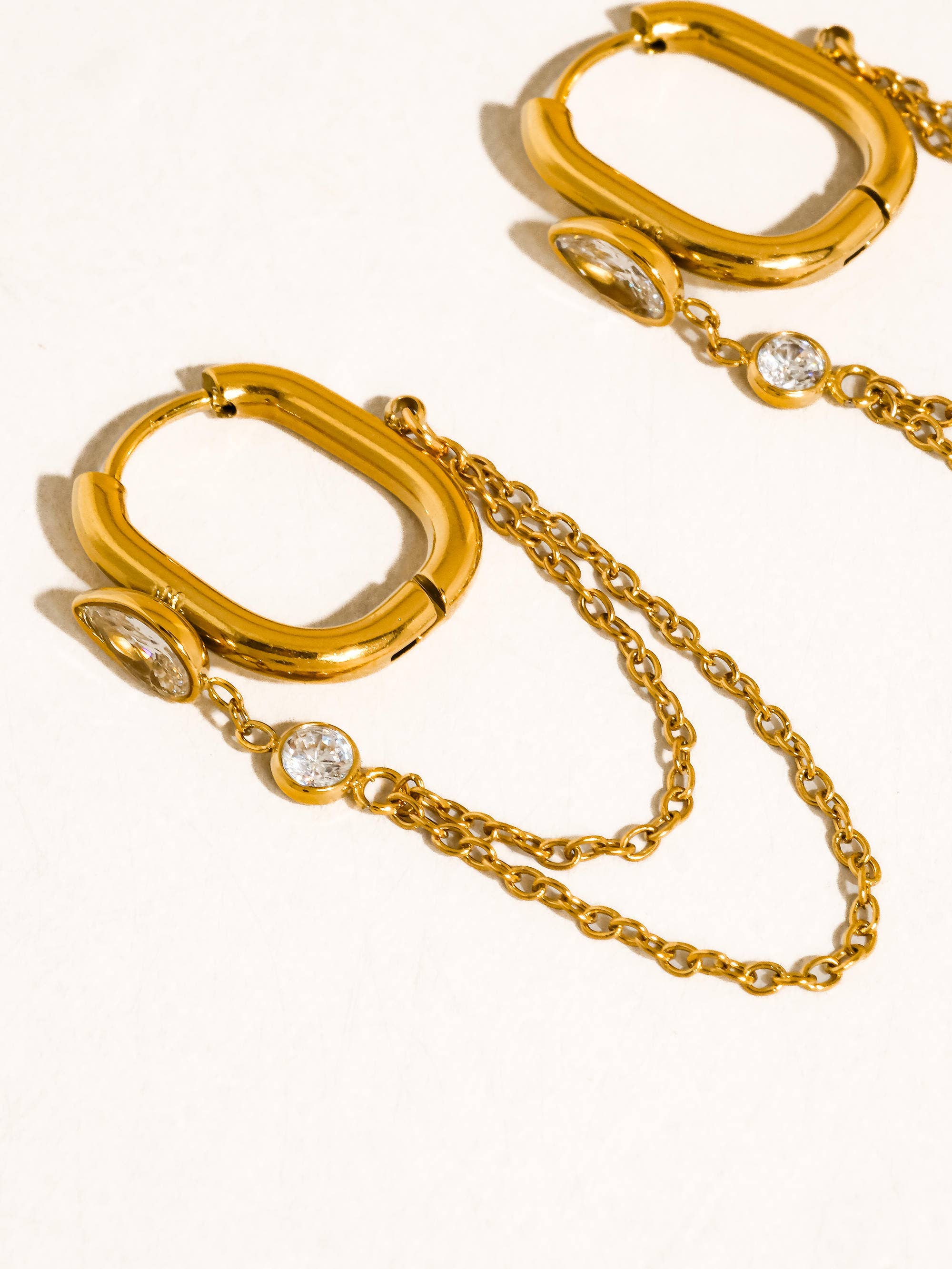 Lucienne 18K Drop Earrings