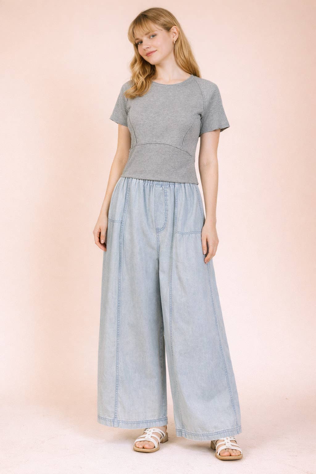 Mineral Washed Top: H Gray