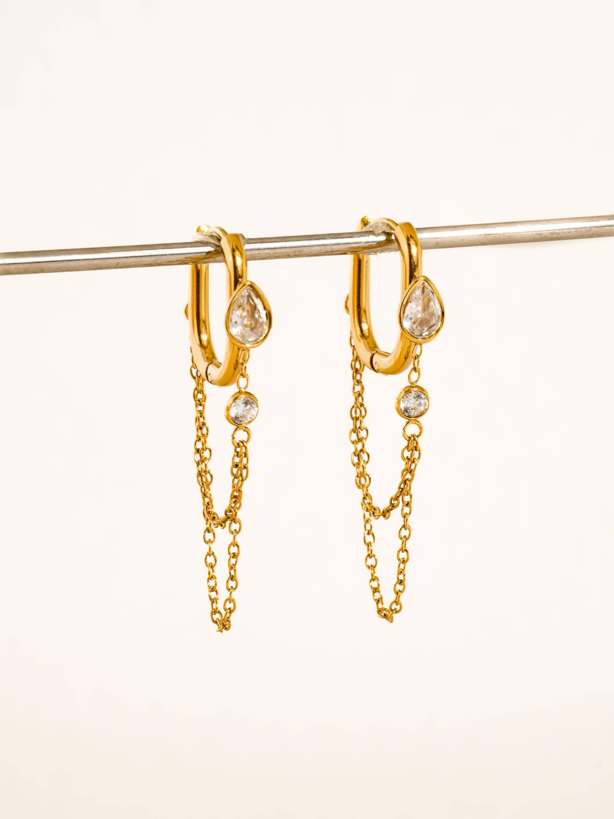 Lucienne 18K Drop Earrings