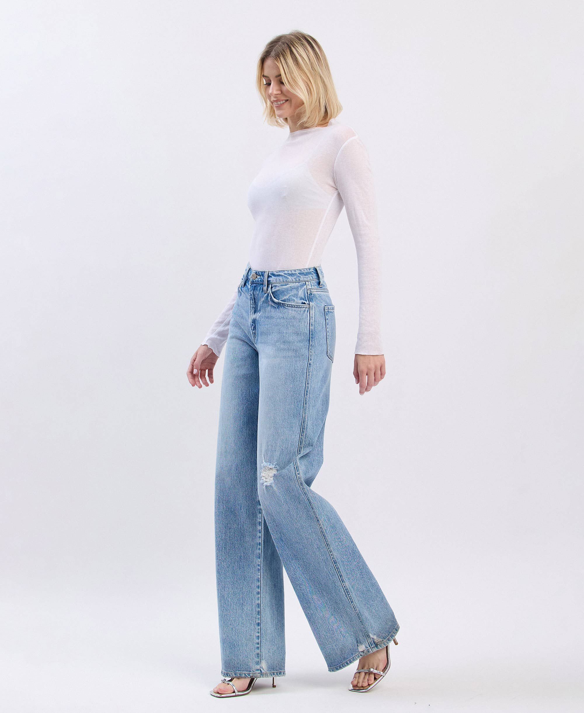Super High Rise Baggy Jeans: