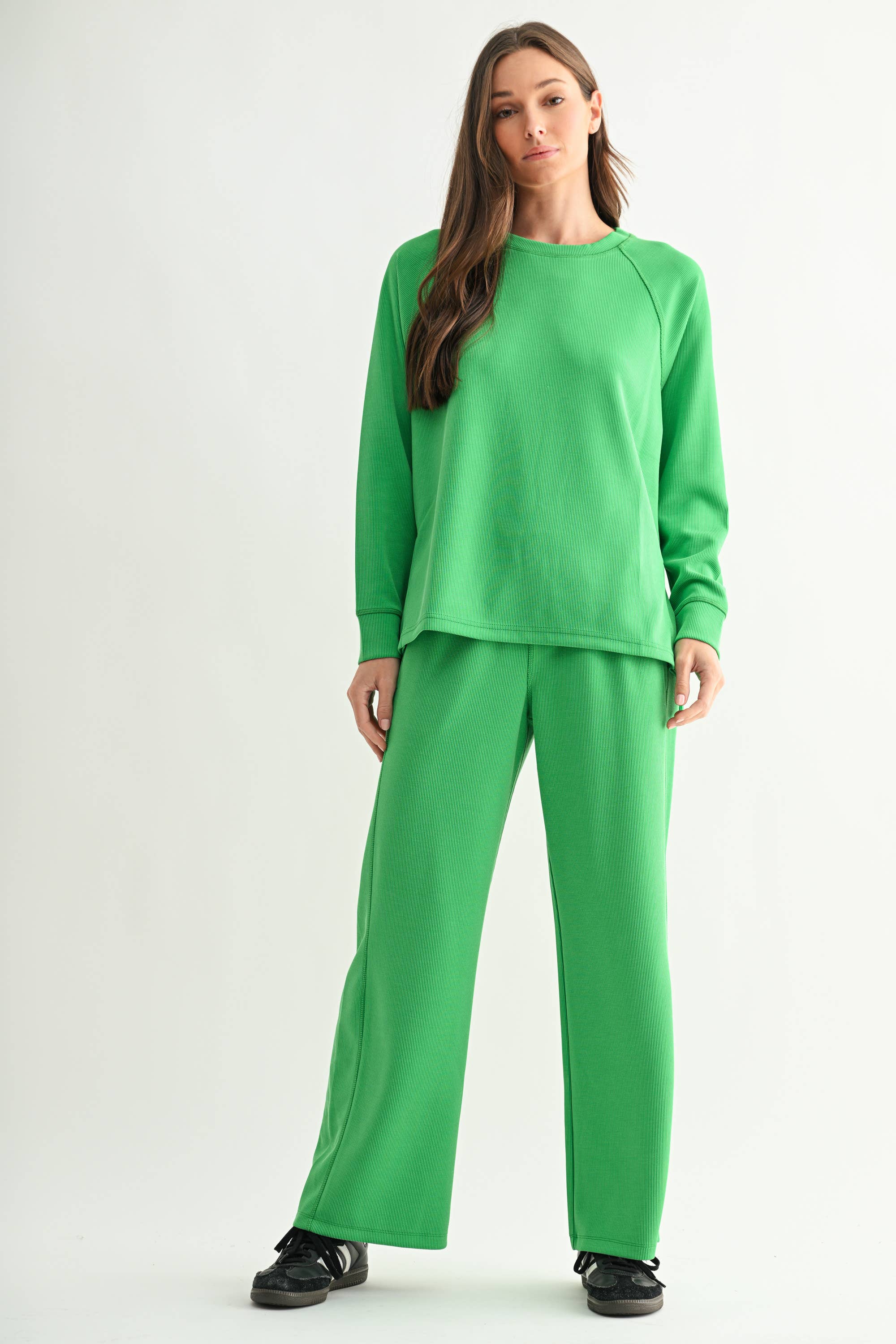 Luxe Raglan Tee: Deep Indigo