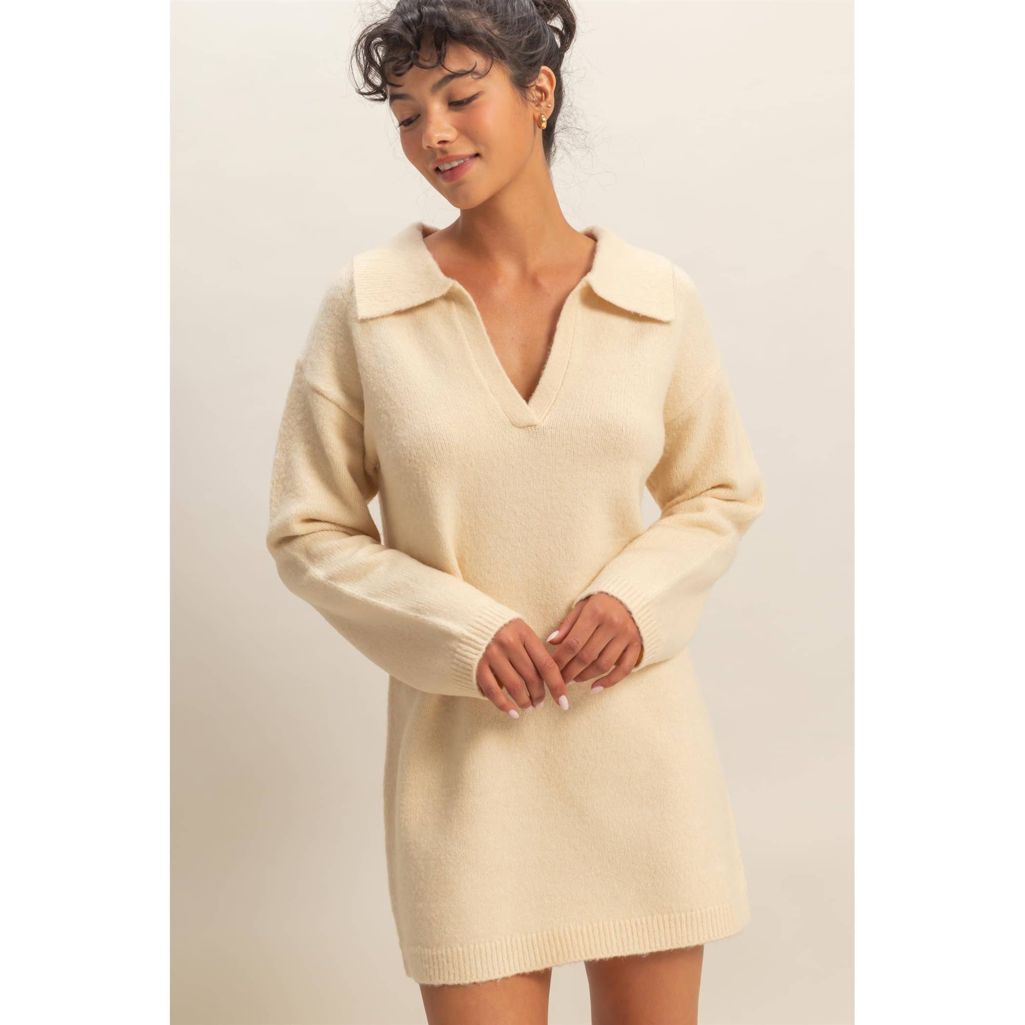 Sophisticated Sweater Dress: Alpaca
