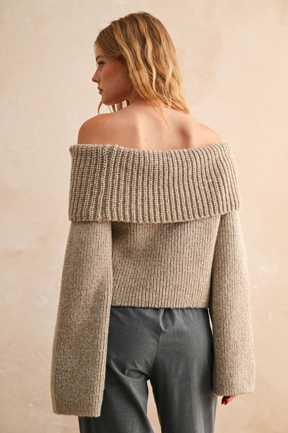 Off Shoulder Sweater