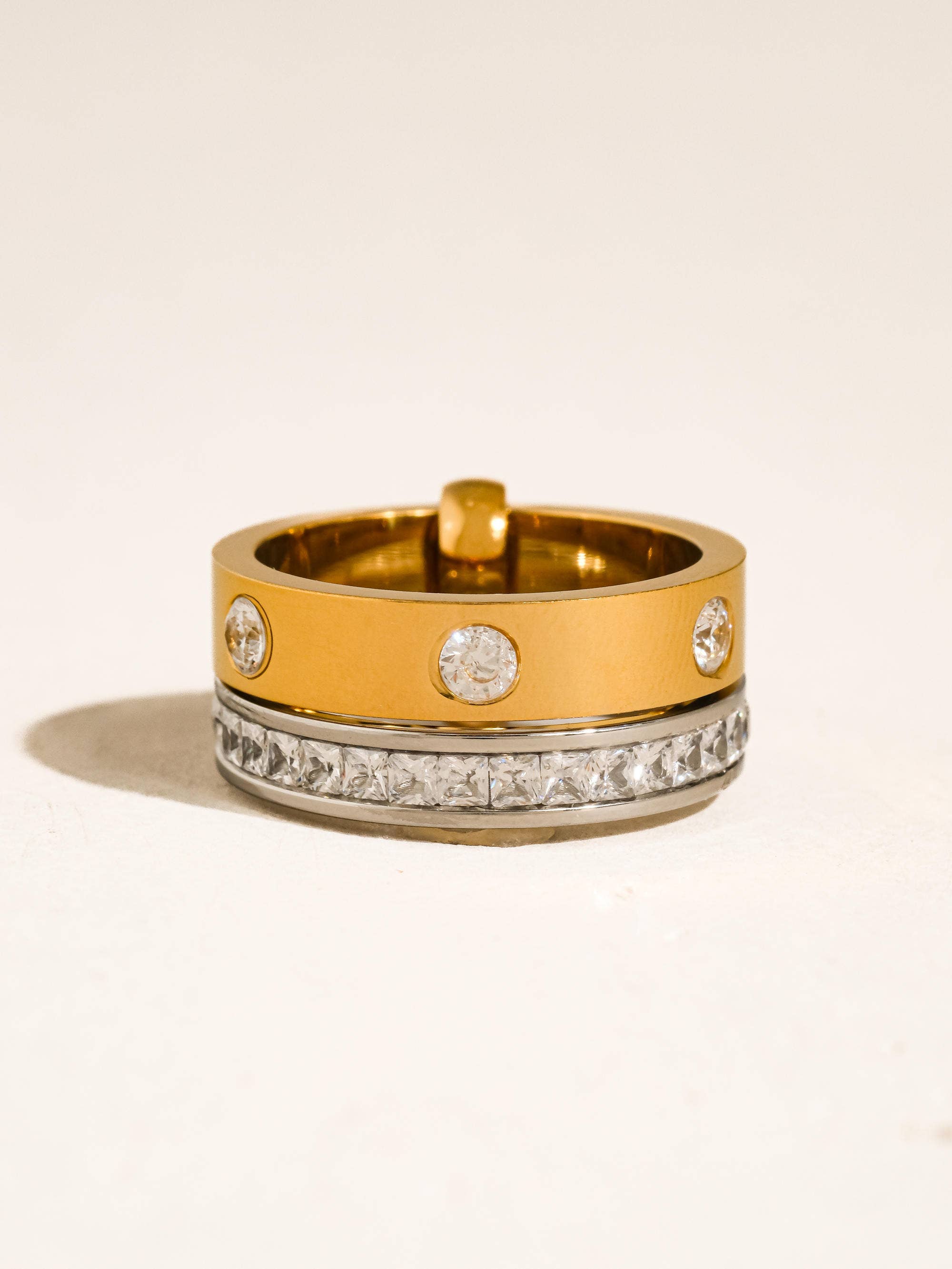 Greyson Crystal Band Ring