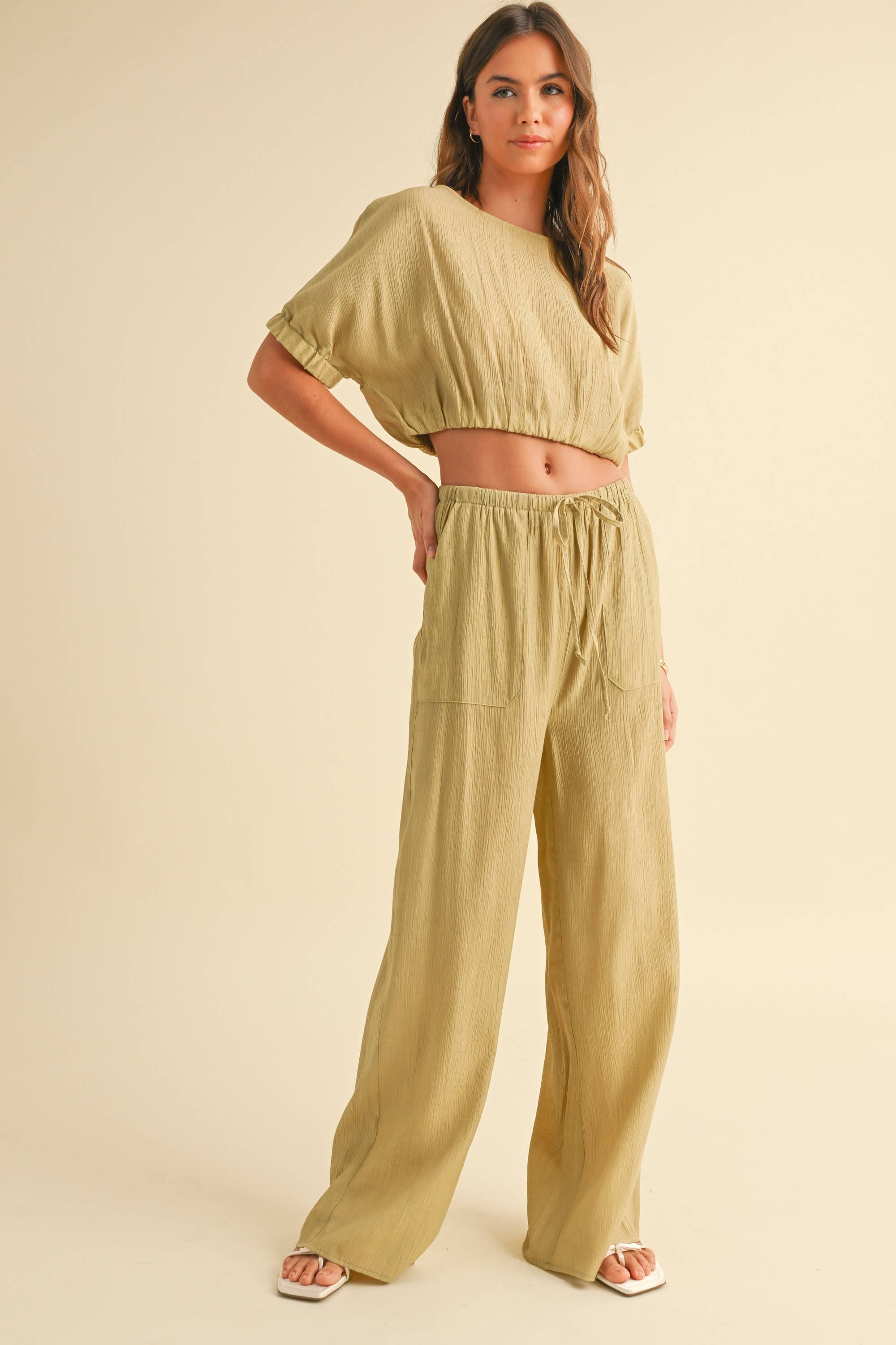 Textured Fabric Top