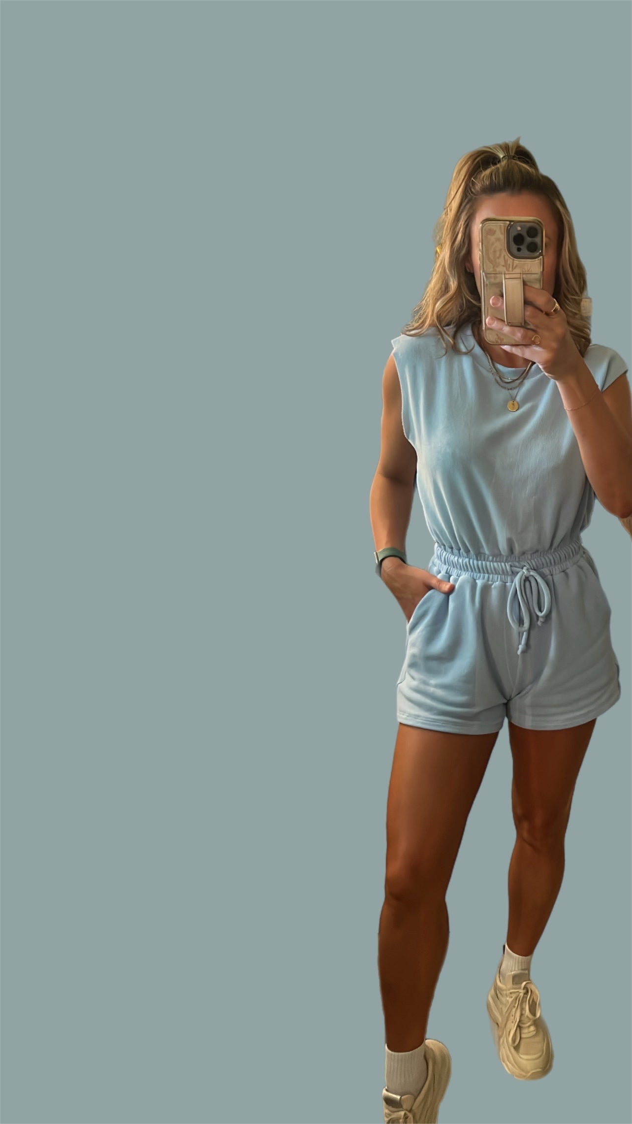 Open Back Romper