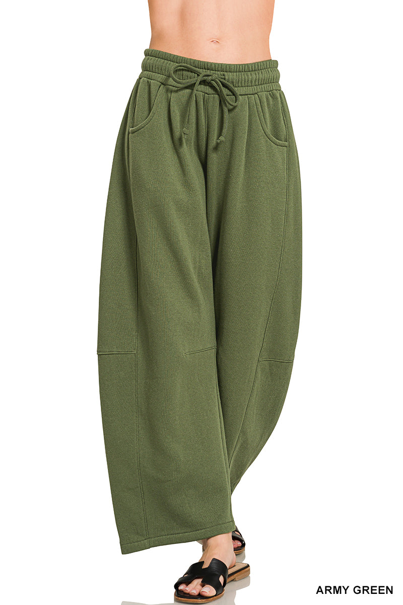 Barrel Sweatpants: Army Green
