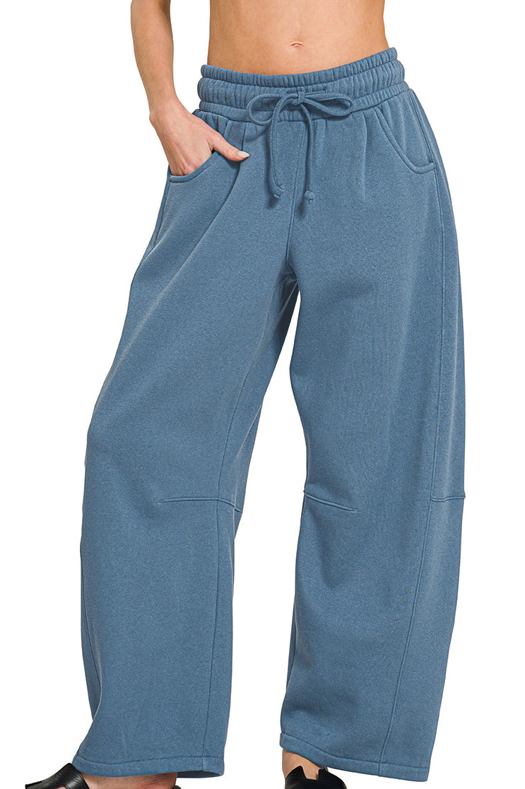 Barrel Sweatpants: Dusty Blue