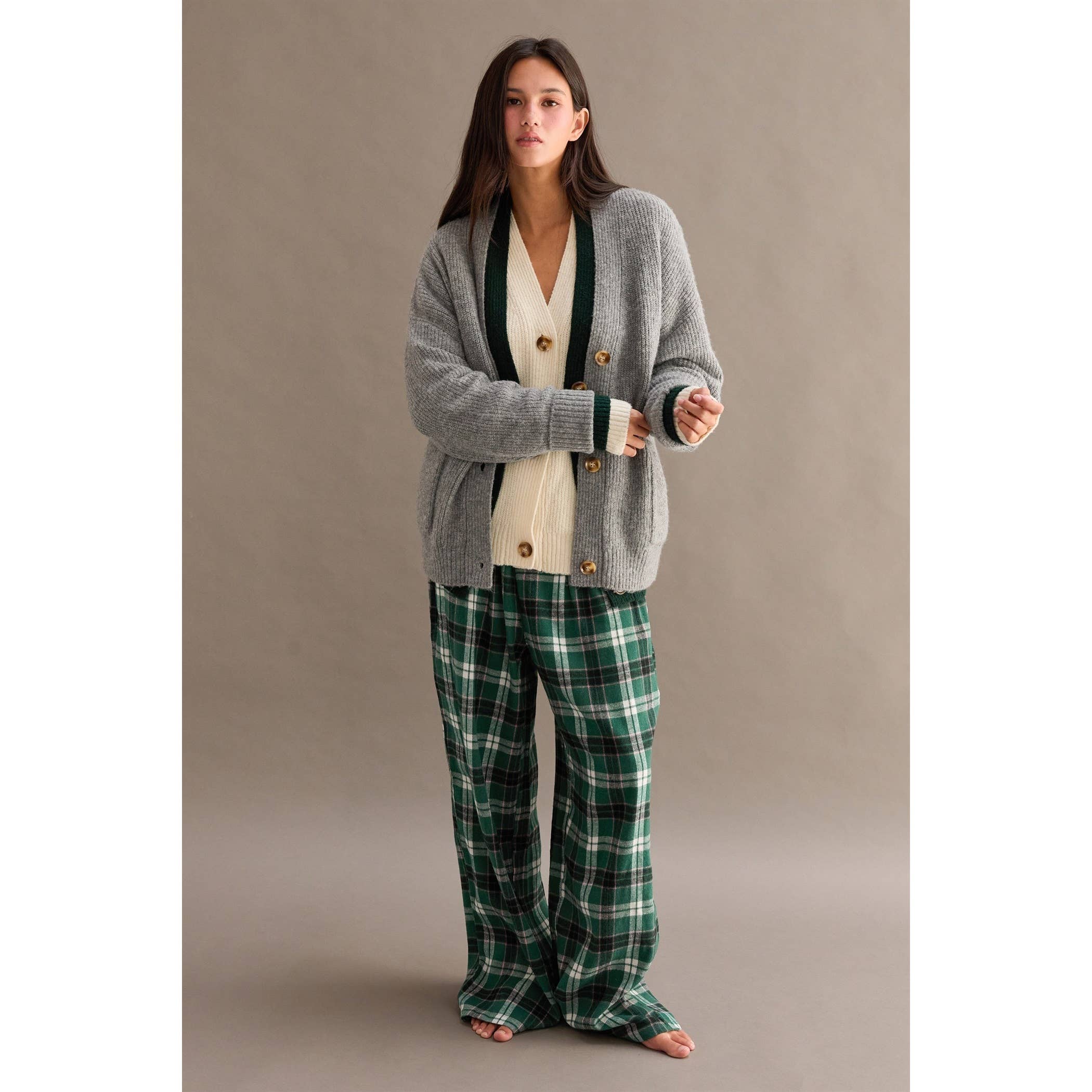 Flannel Lounge Pants: Navy