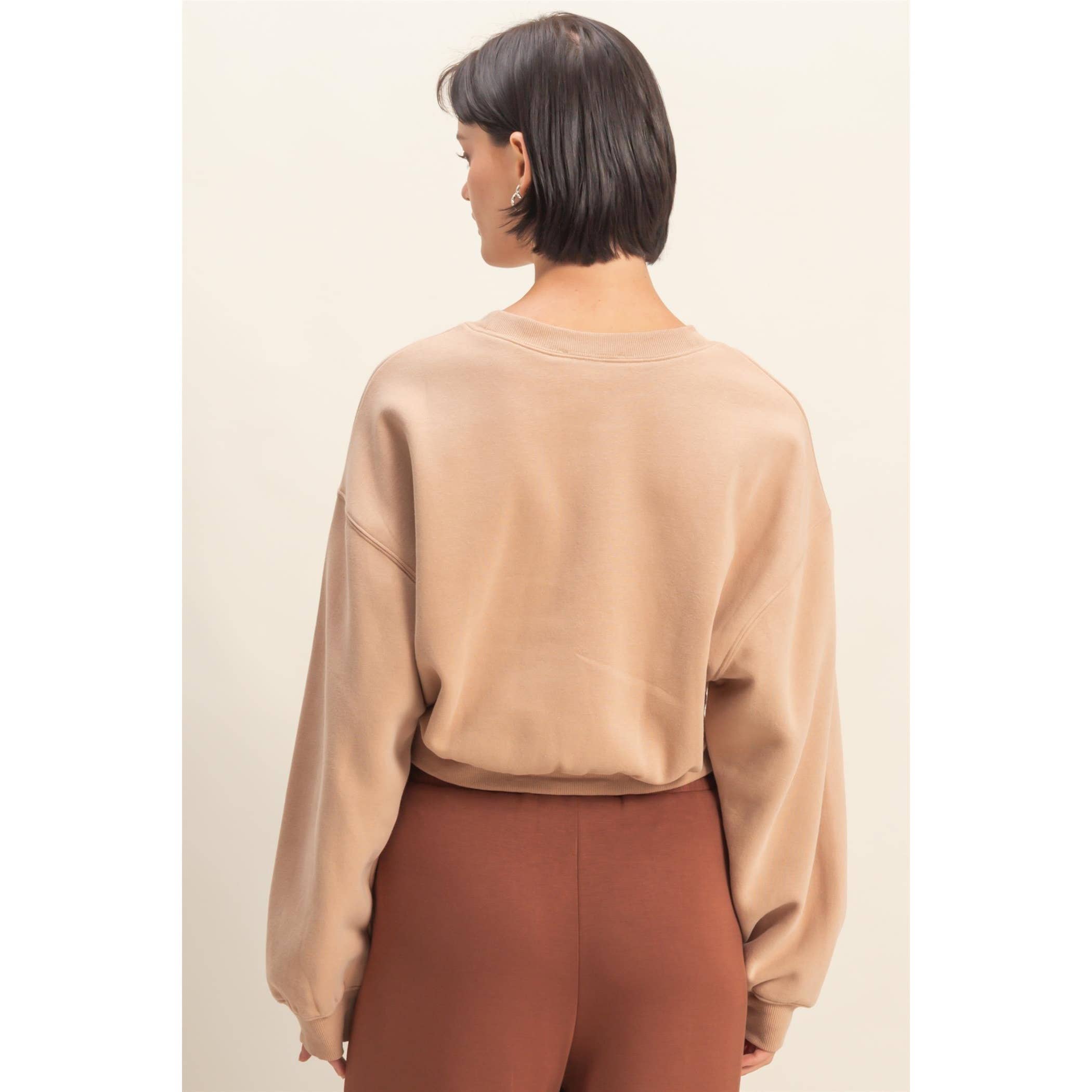 Everyday Sweatshirt: Dark Taupe