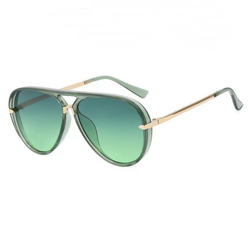 Oversized Retro Sunglasses: