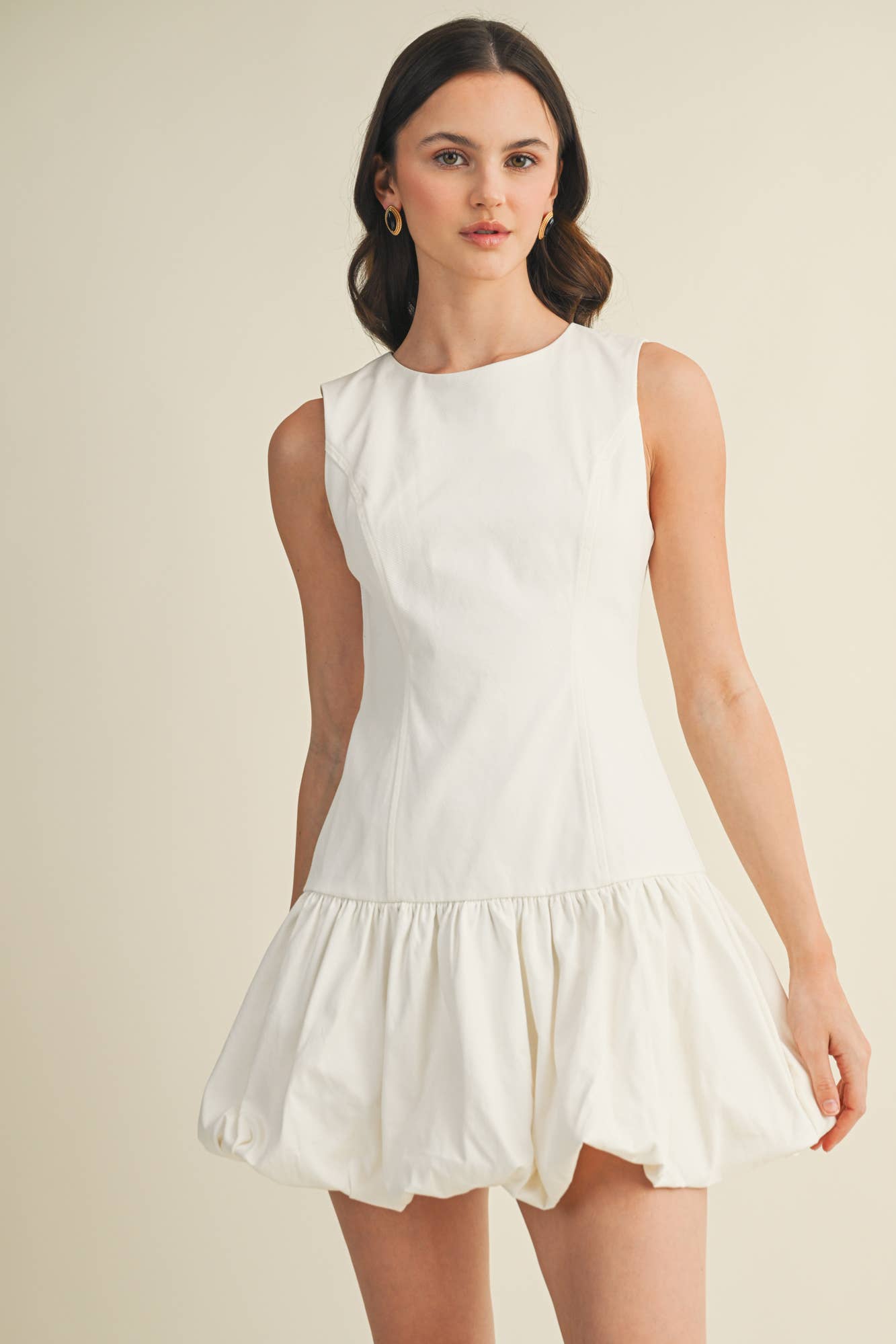 Structured Bodice Bubble Dress