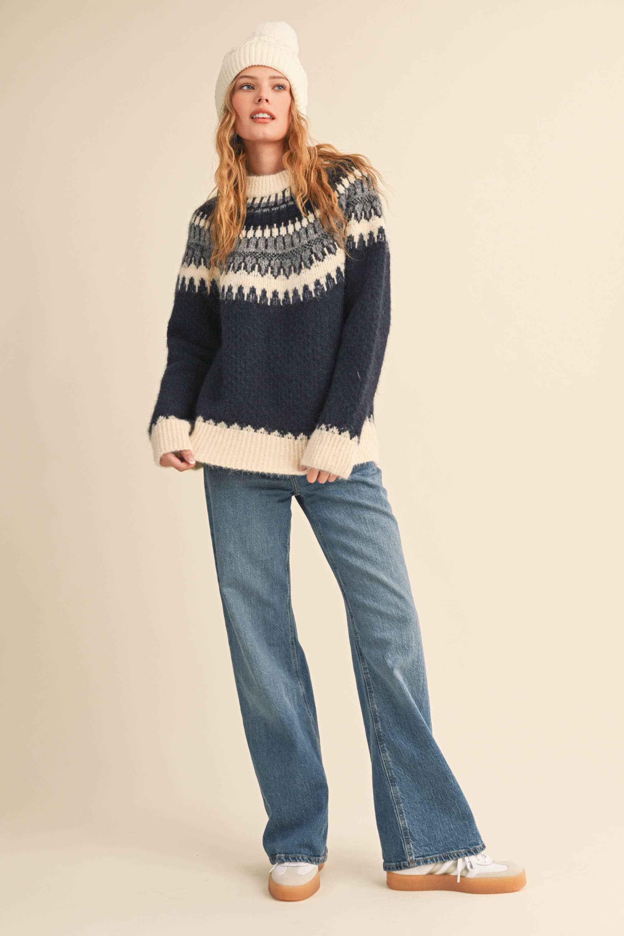 Nordic Sweater: Navy